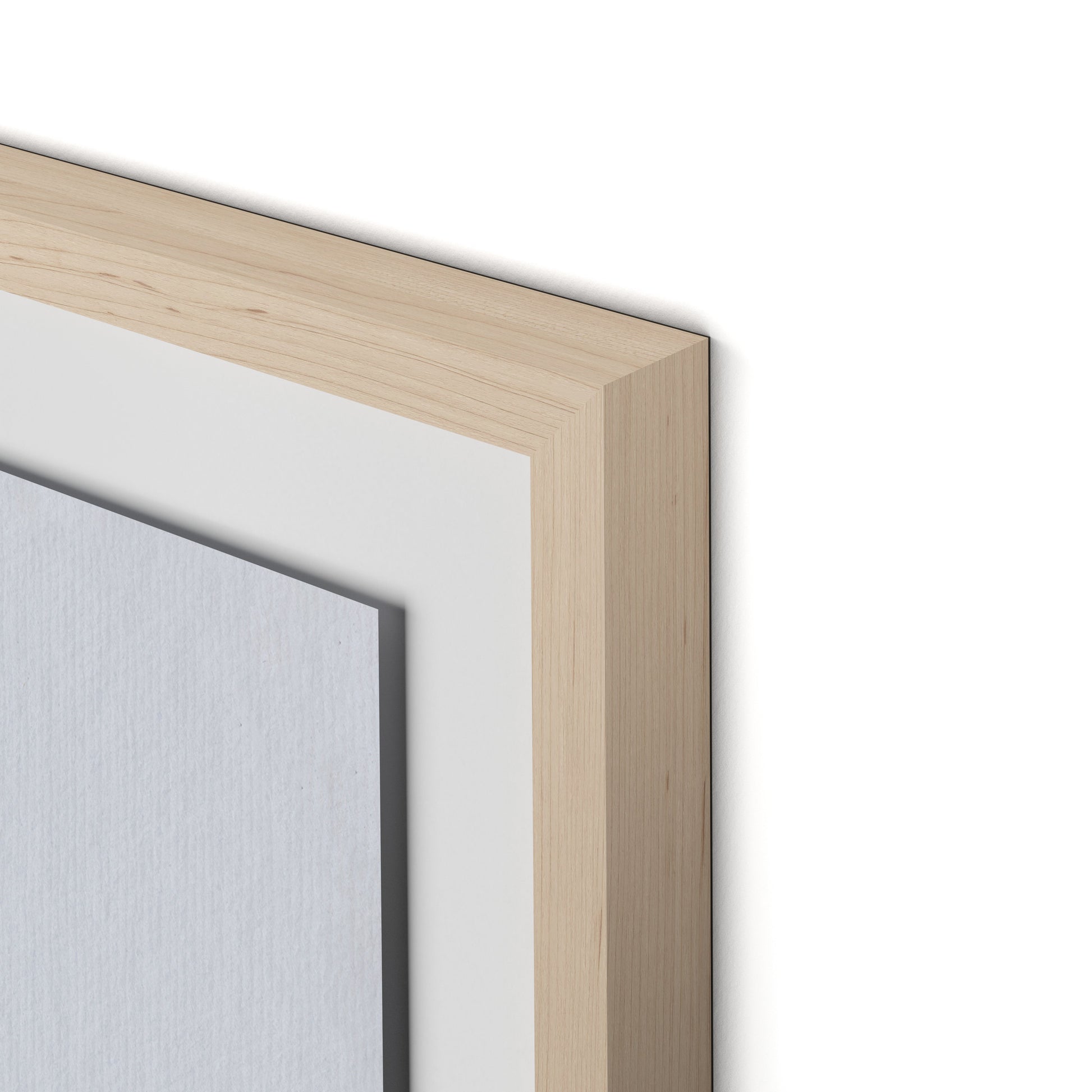 Bloom No. 2 Framed Paper / 32 x 24 in / Natural Maple