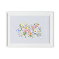 Bloom No. 2 Framed Paper / 32 x 24 in / White