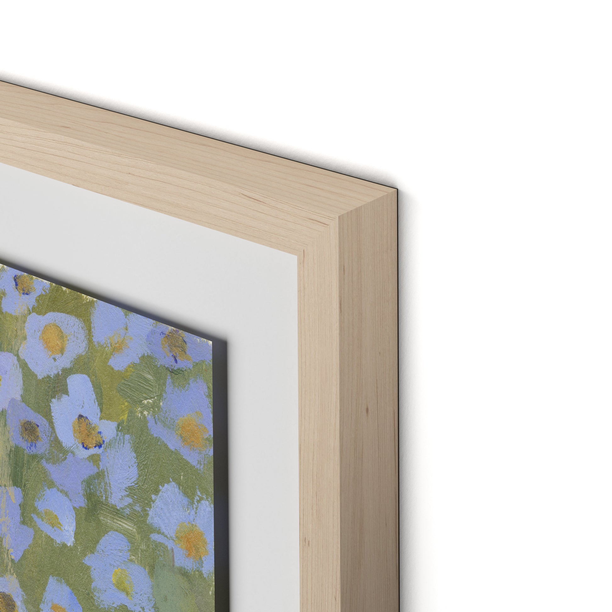 Chorus of Wildflowers VII Framed Paper / 32 x 26 in / Natural Maple