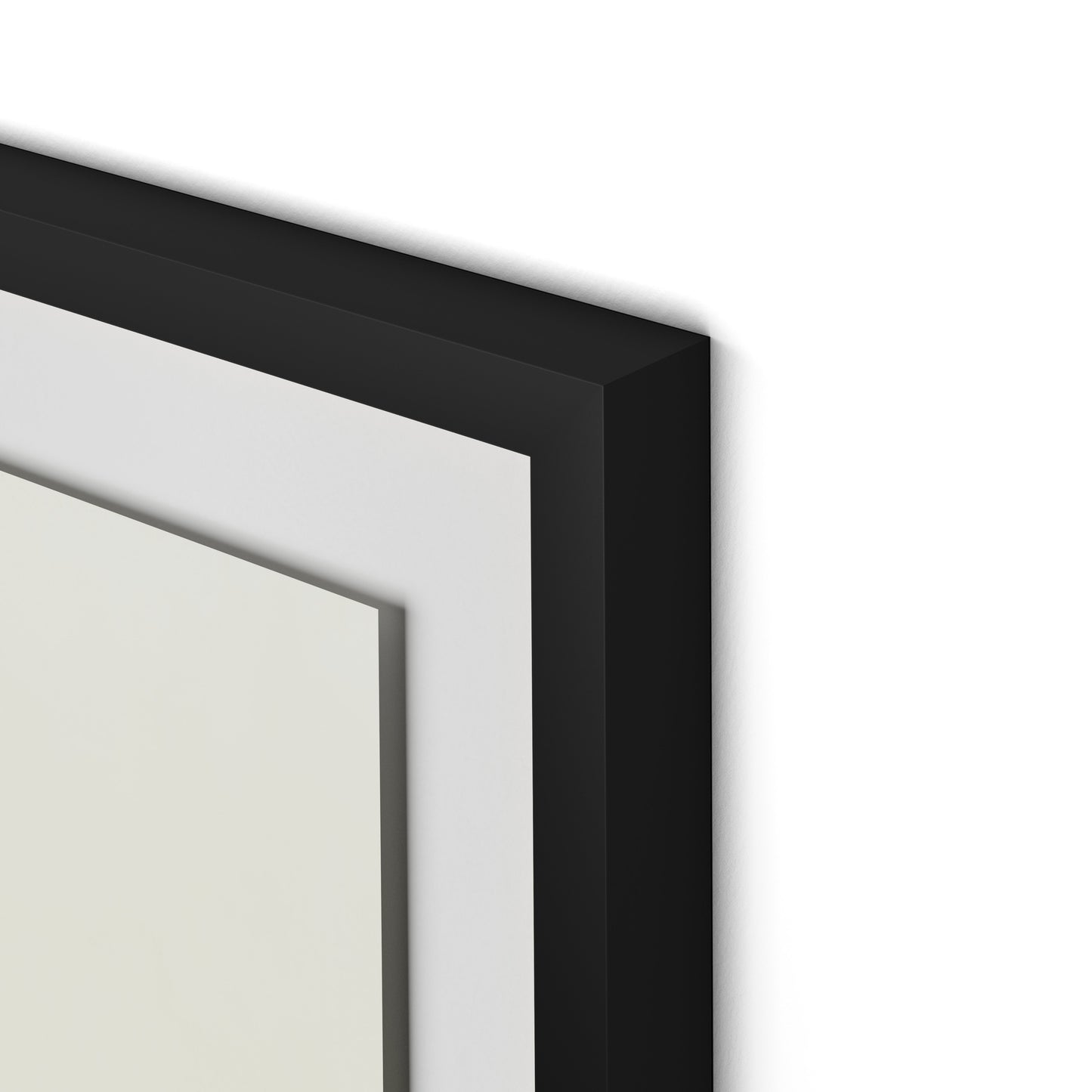 Sea Sage Framed Paper / 32 x 32 in / Black