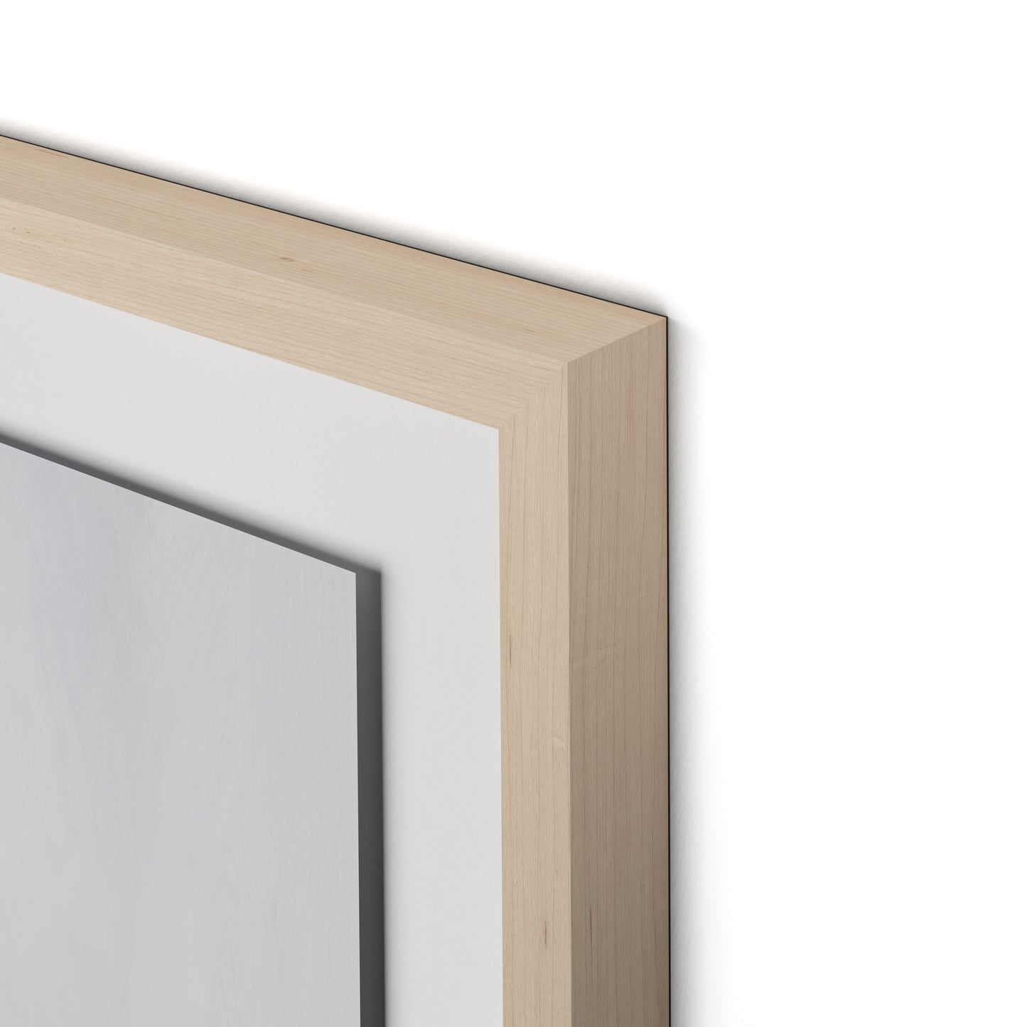 Beauty Framed Paper / 32 x 32 in / Natural Maple