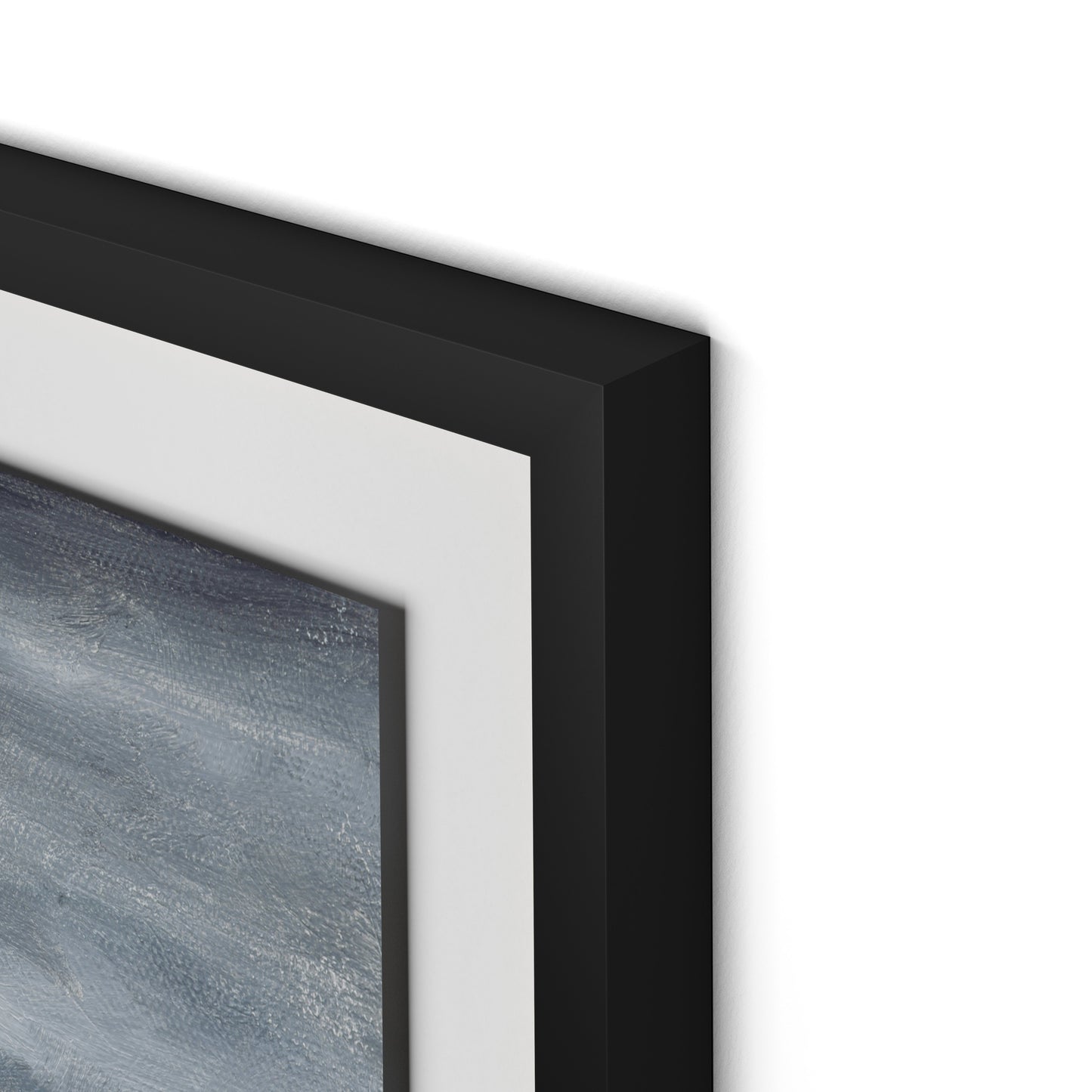 Open Seas Framed Paper / 32 x 32 in / Black