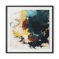 Geo Framed Paper / 32 x 32 in / Black