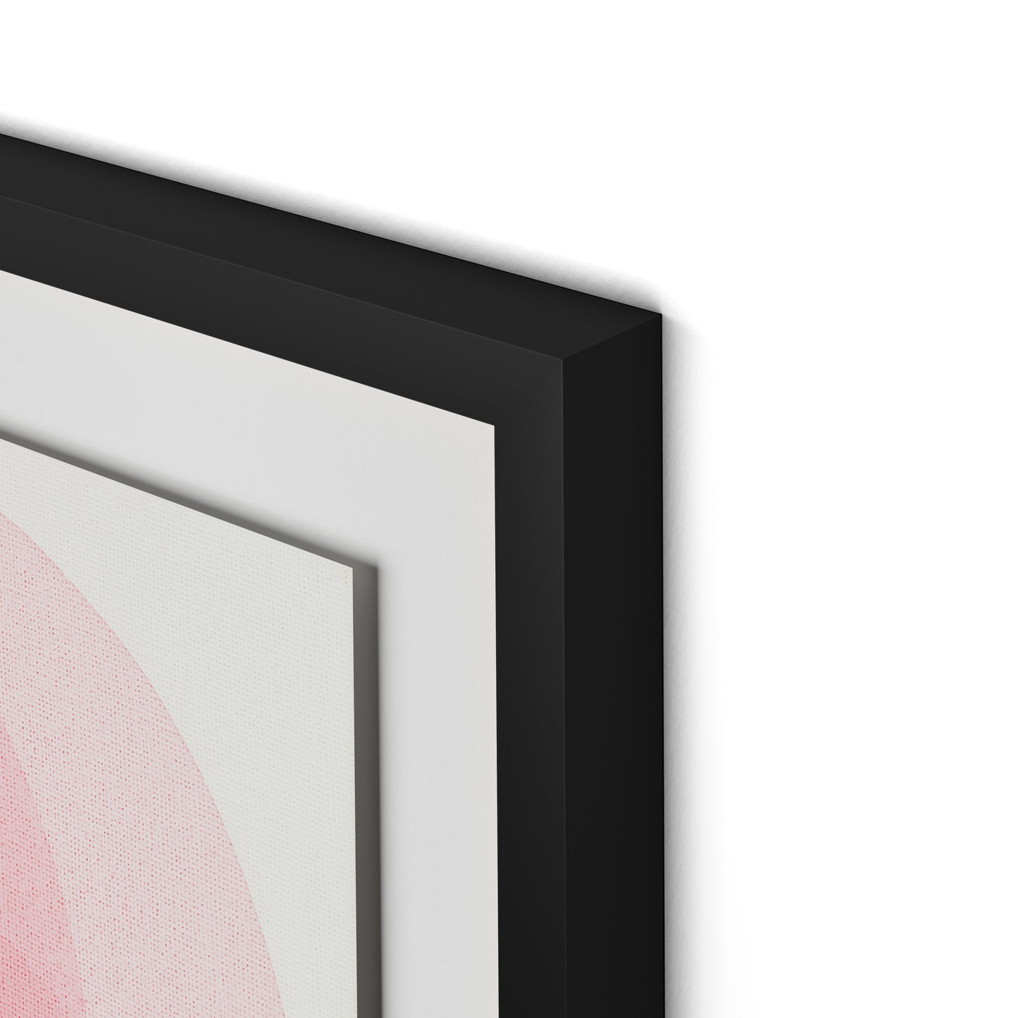 Rose I Framed Paper / 32 x 32 in / Black
