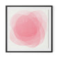 Rose I Framed Paper / 32 x 32 in / Black