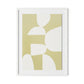 Meditation Sage Framed Paper / 24 x 32 in / White