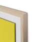 Meditation Goldenrod Framed Paper / 24 x 32 in / Natural Maple