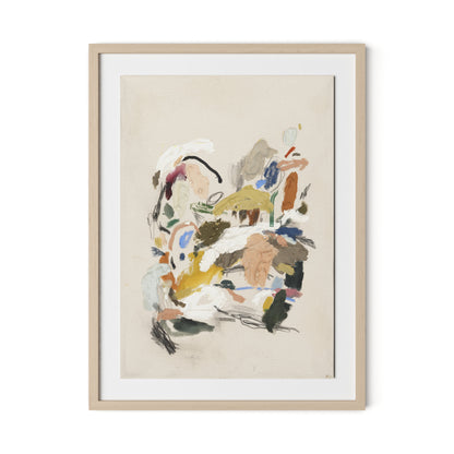 May I Have This Dance Framed Paper / 24 x 32 in / Natural Maple