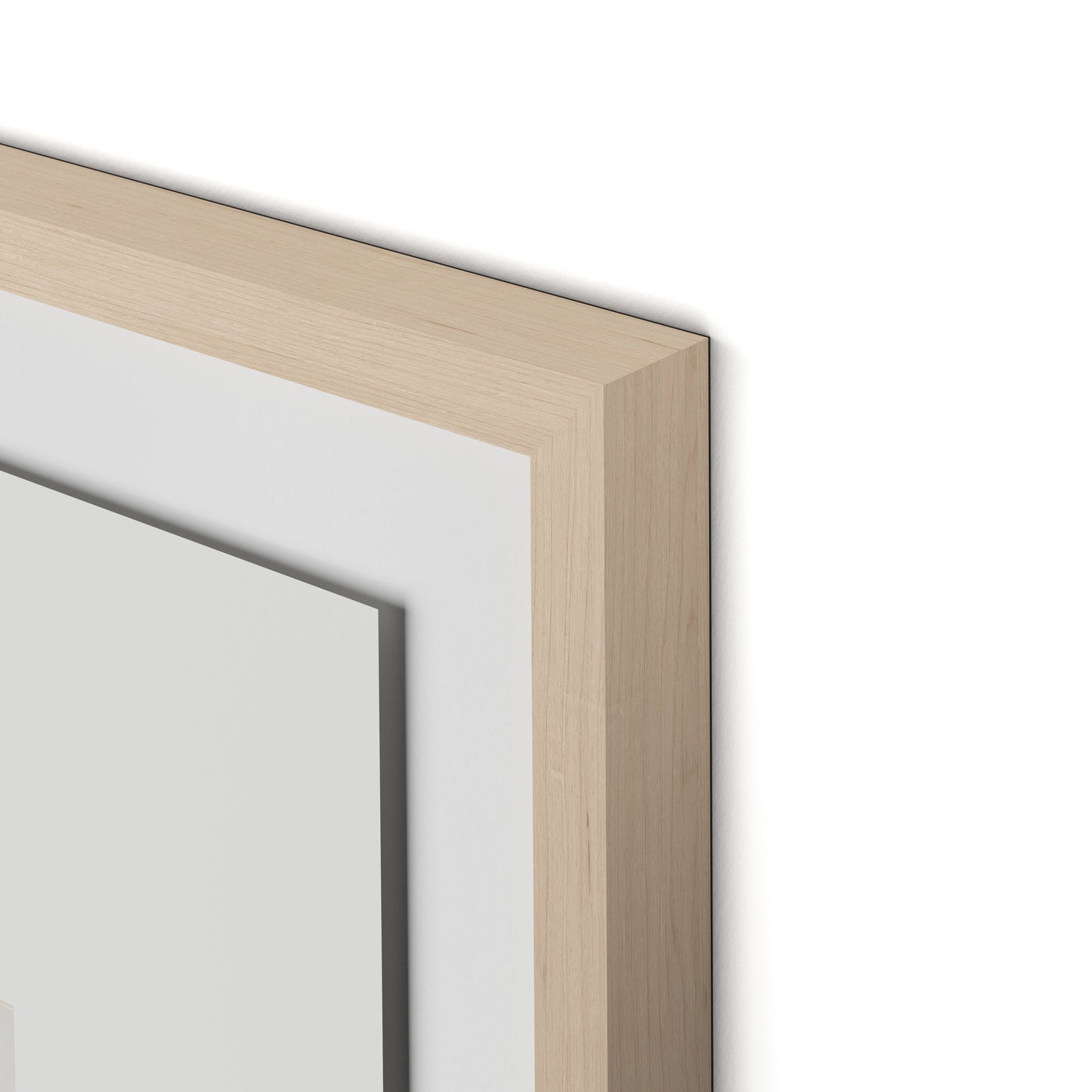 Box Framed Paper / 26 x 32 in / Natural Maple