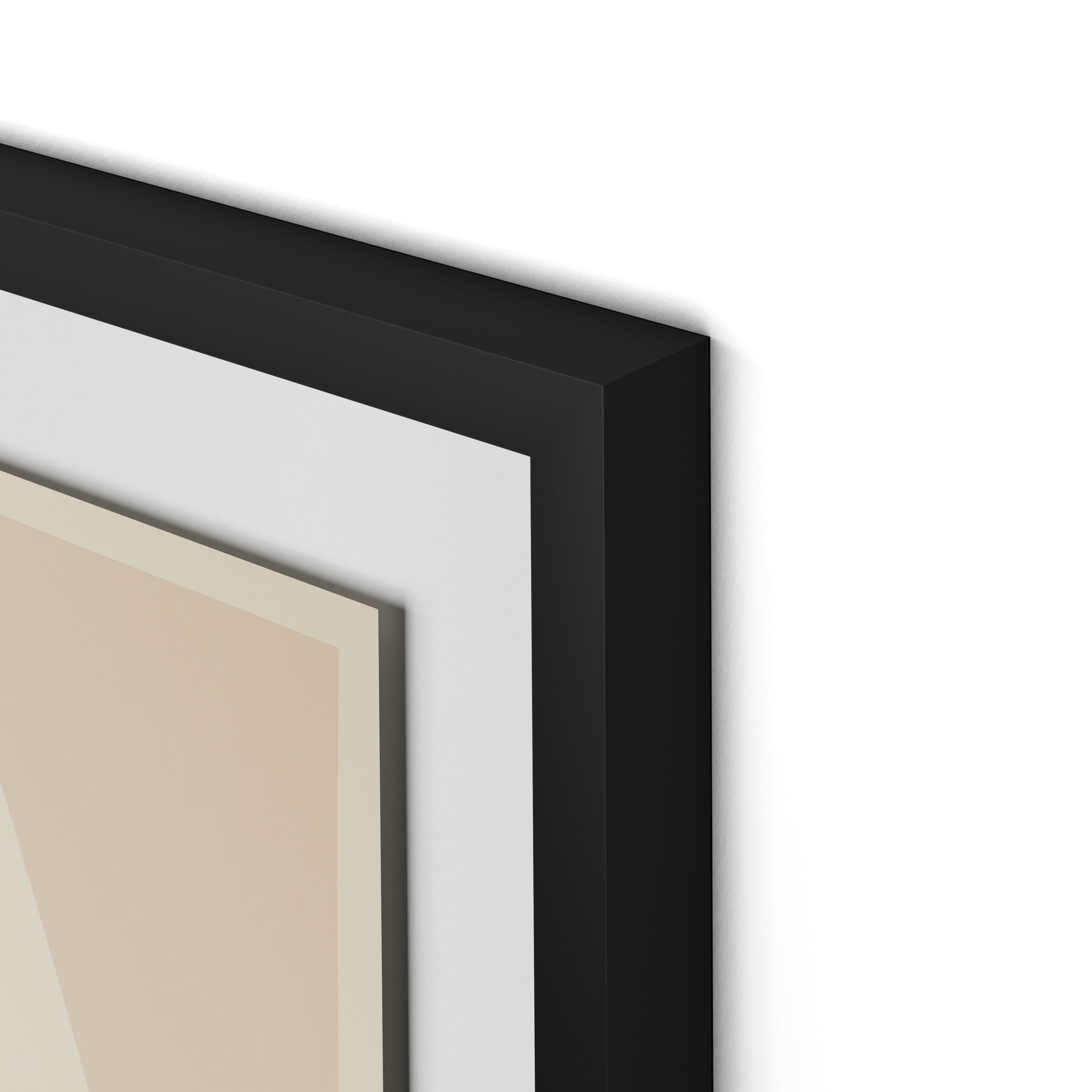 Drawing Closer Framed Paper / 24 x 32 in / Black