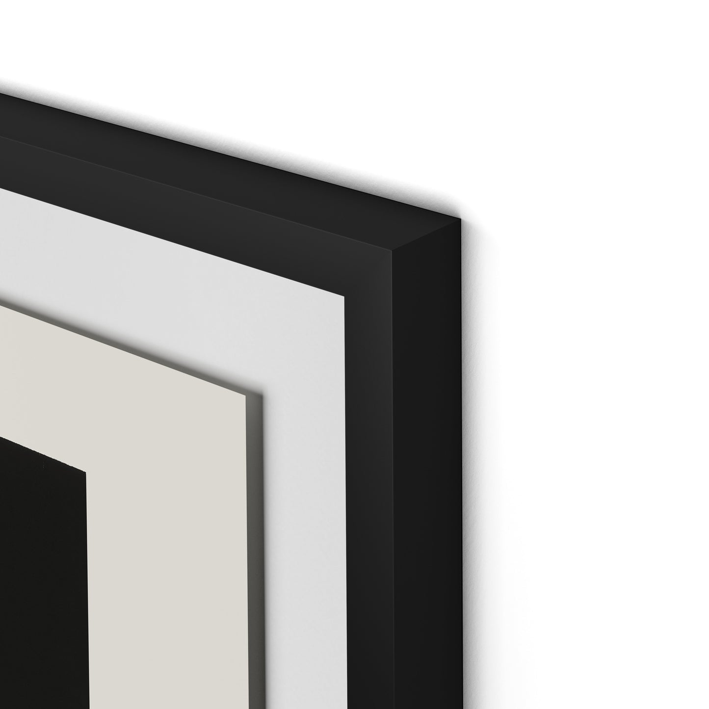 Touch Framed Paper / 20.5 x 32 in / Black