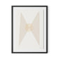 Quiet Now Framed Paper / 24 x 32 in / Black