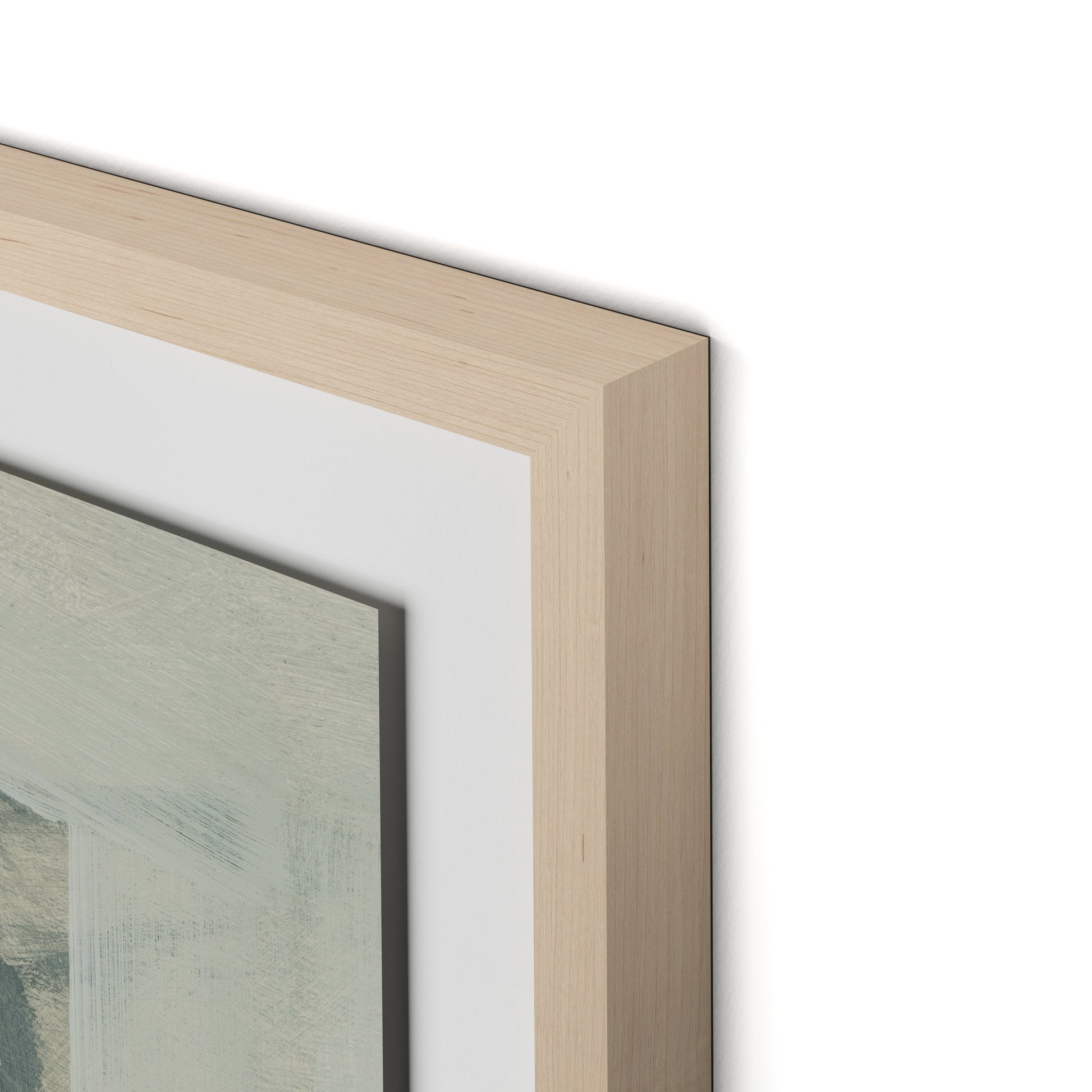 Moment Framed Paper / 28.5 x 32 in / Natural Maple