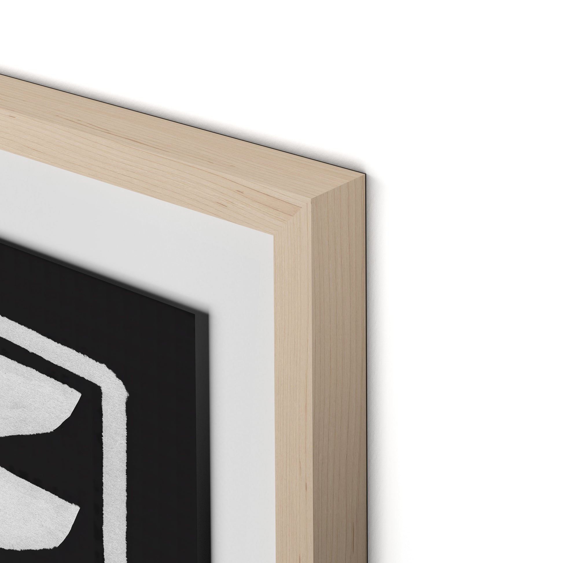 Treasury Framed Paper / 24 x 32 in / Natural Maple