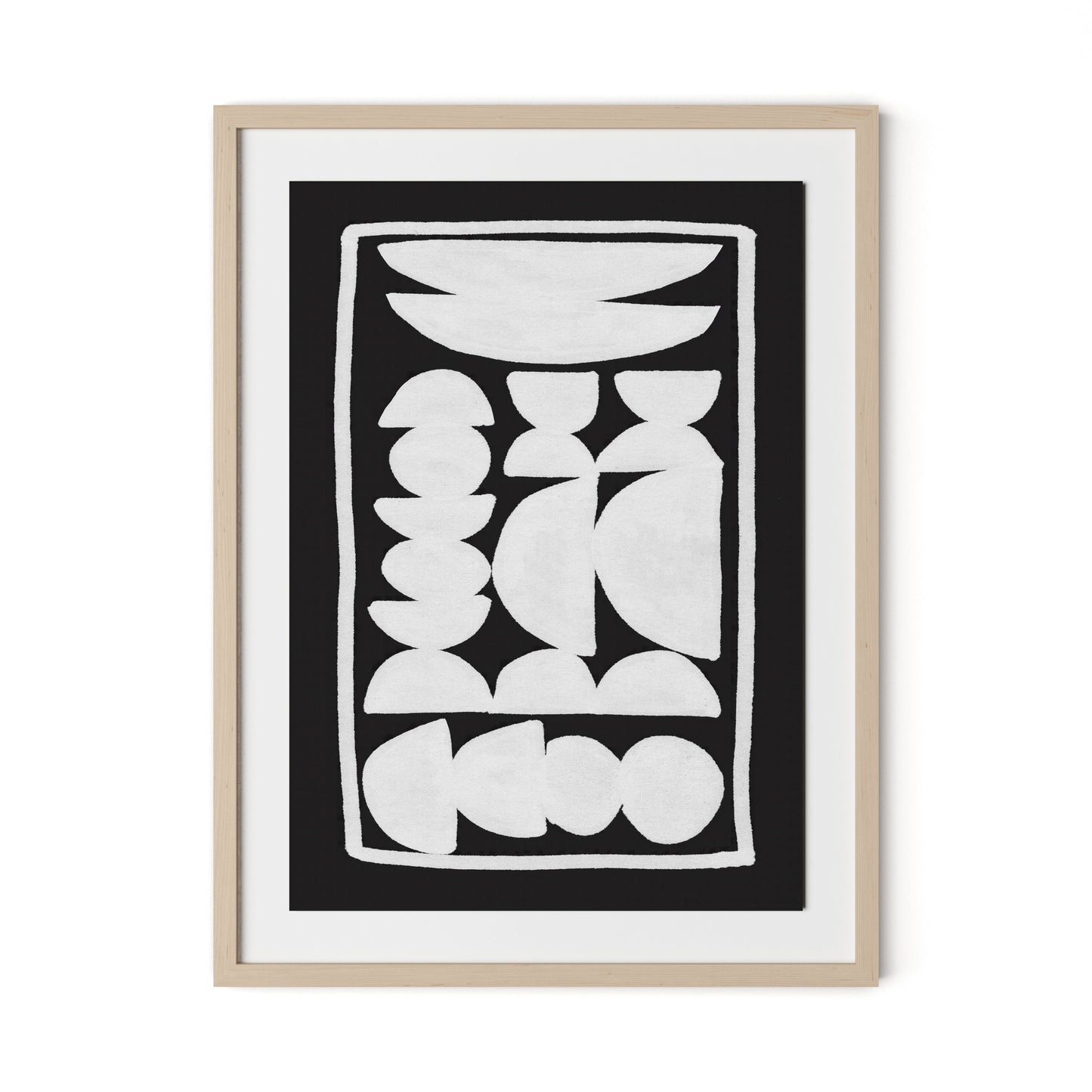 Treasury Framed Paper / 24 x 32 in / Natural Maple