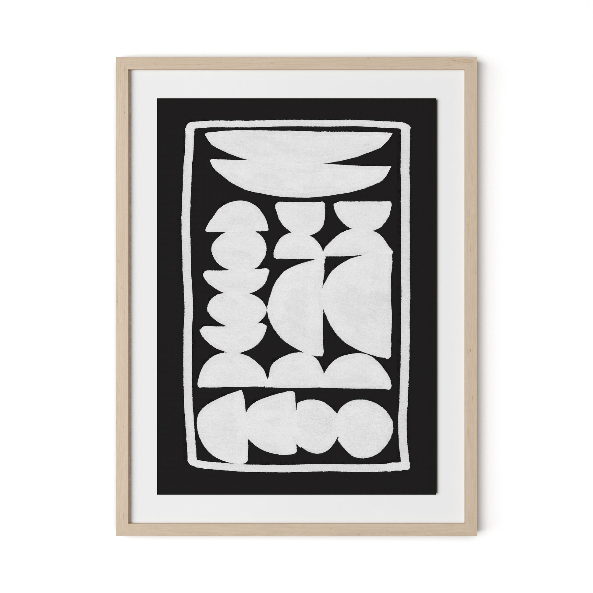 Treasury Framed Paper / 24 x 32 in / Natural Maple