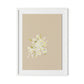 Botanical II Framed Paper / 24 x 32 in / White