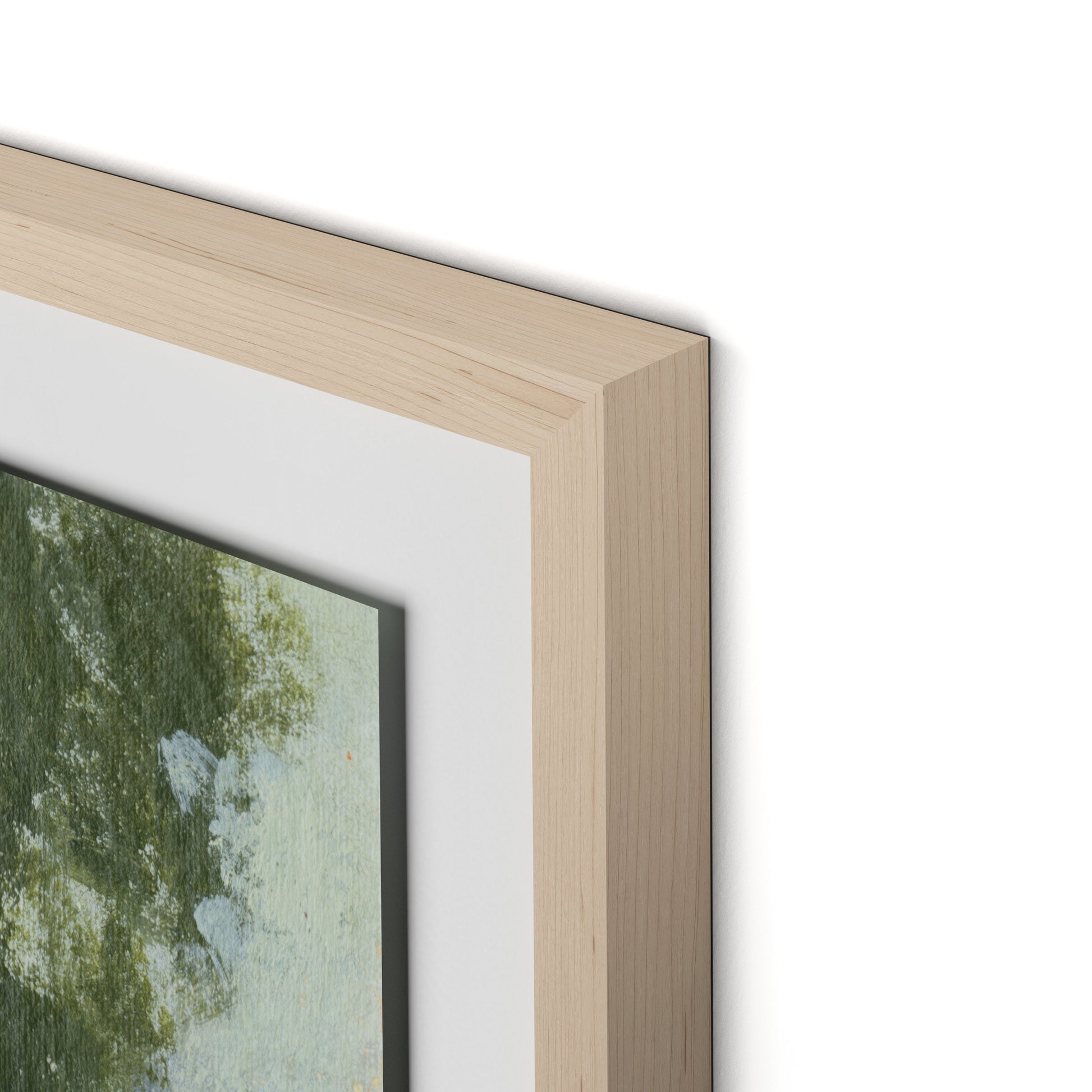 Respite XI Framed Paper / 24 x 32 in / Natural Maple