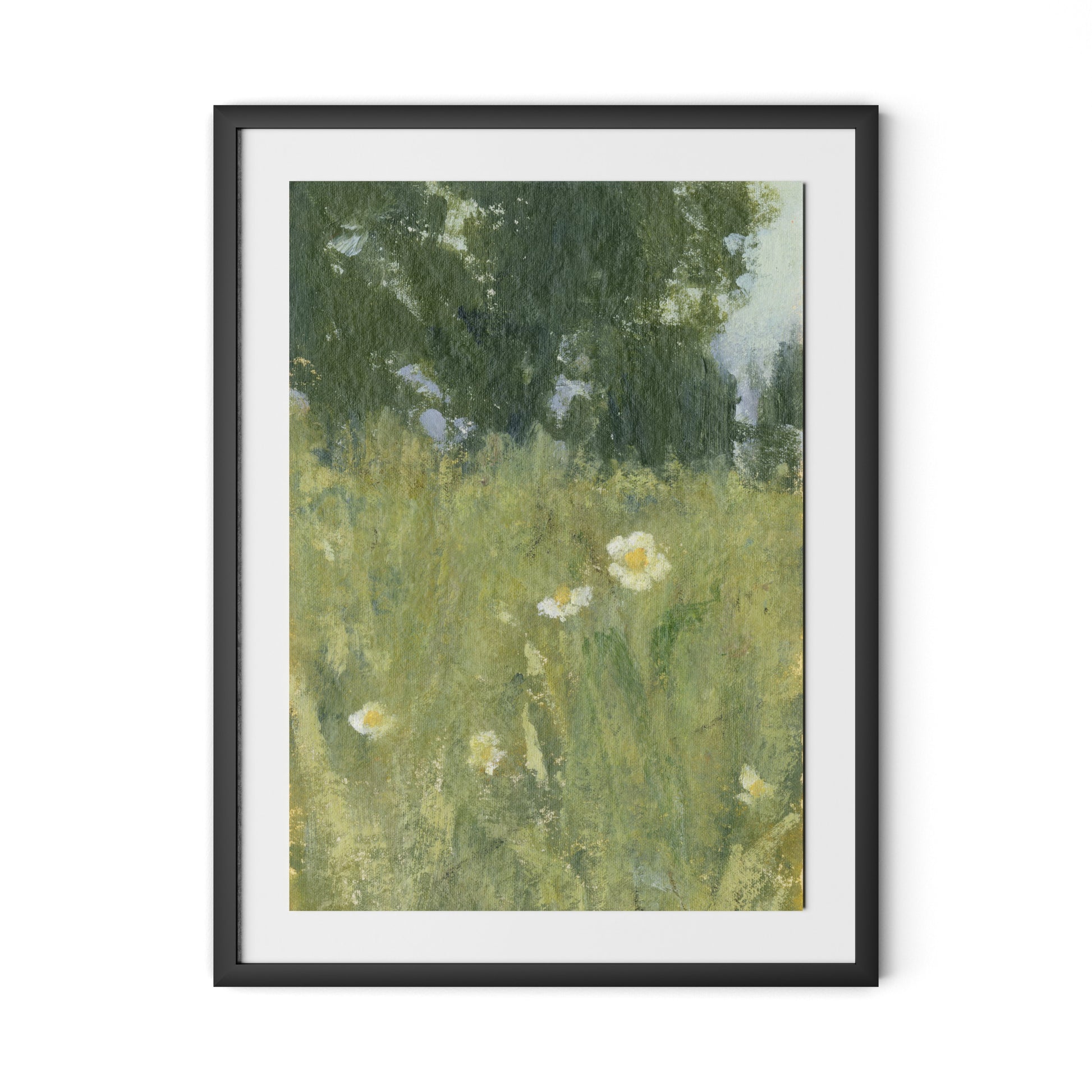 Respite XI Framed Paper / 24 x 32 in / Black