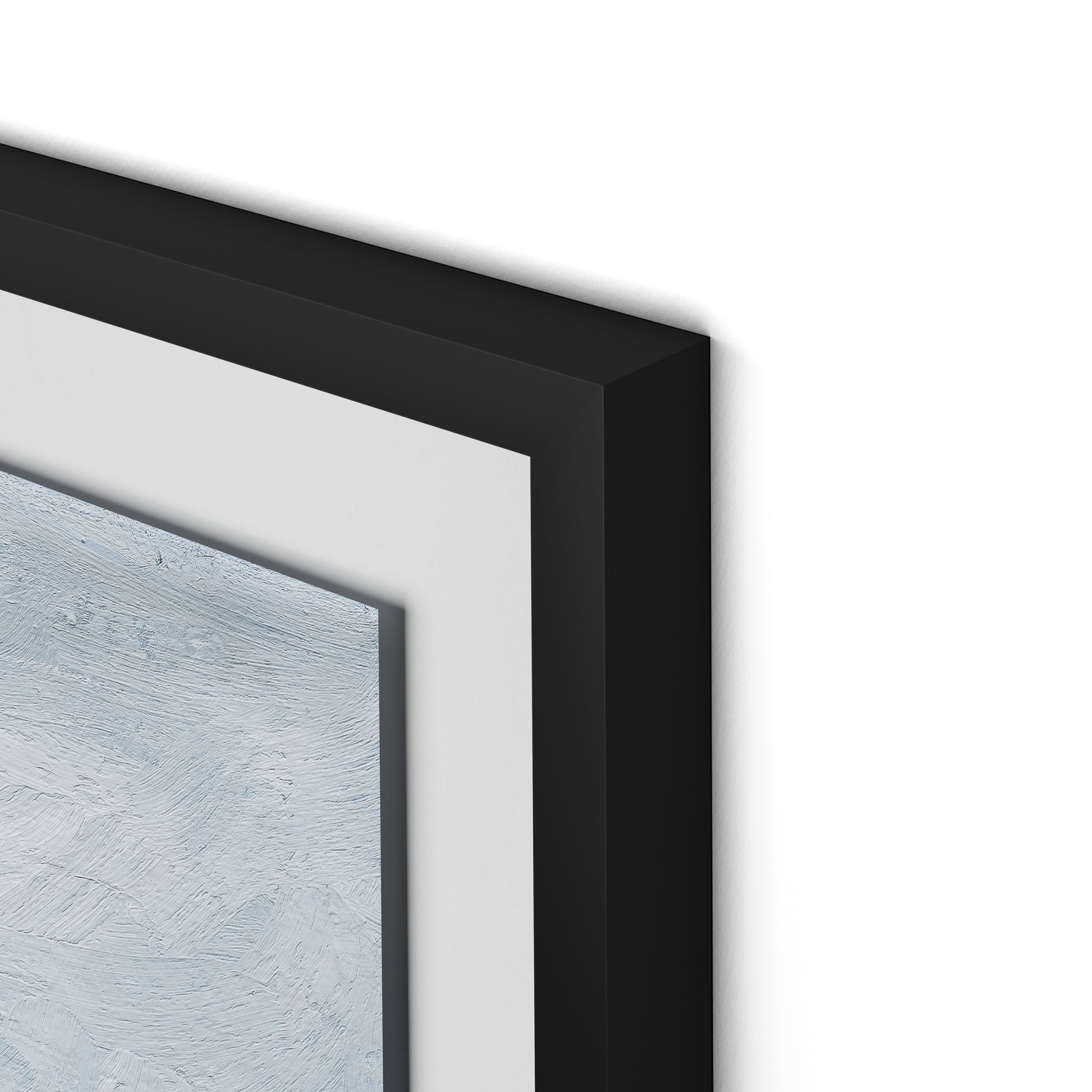 Yellow Flower Field Framed Paper / 26.5 x 32 in / Black