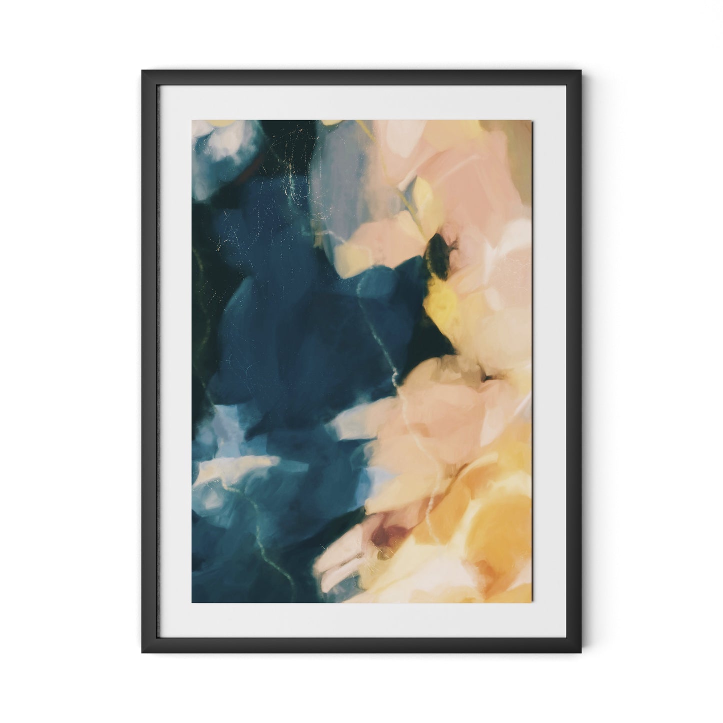 Merielle Framed Paper / 24 x 32 in / Black