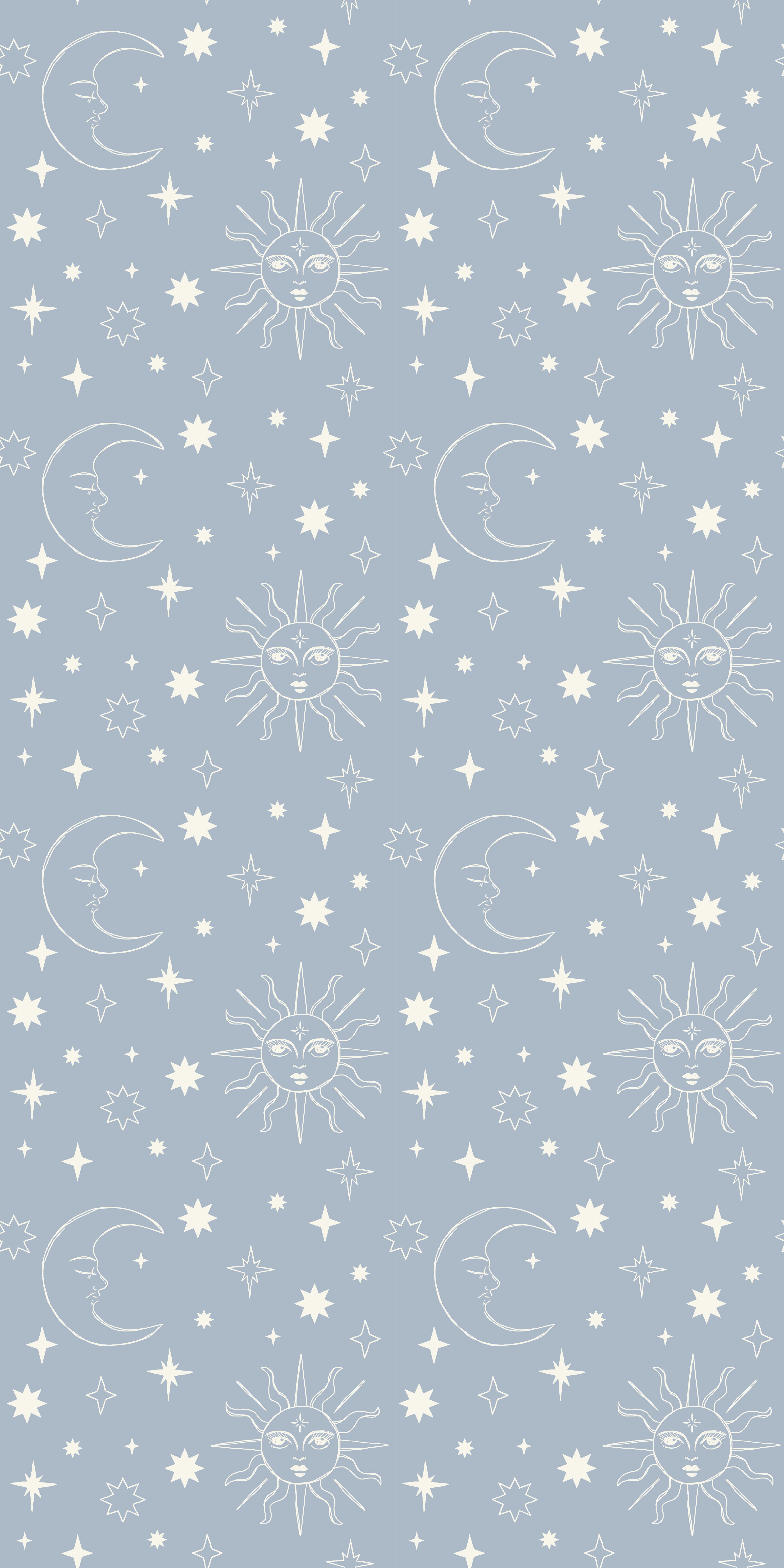 Celestial Skies in Powder color