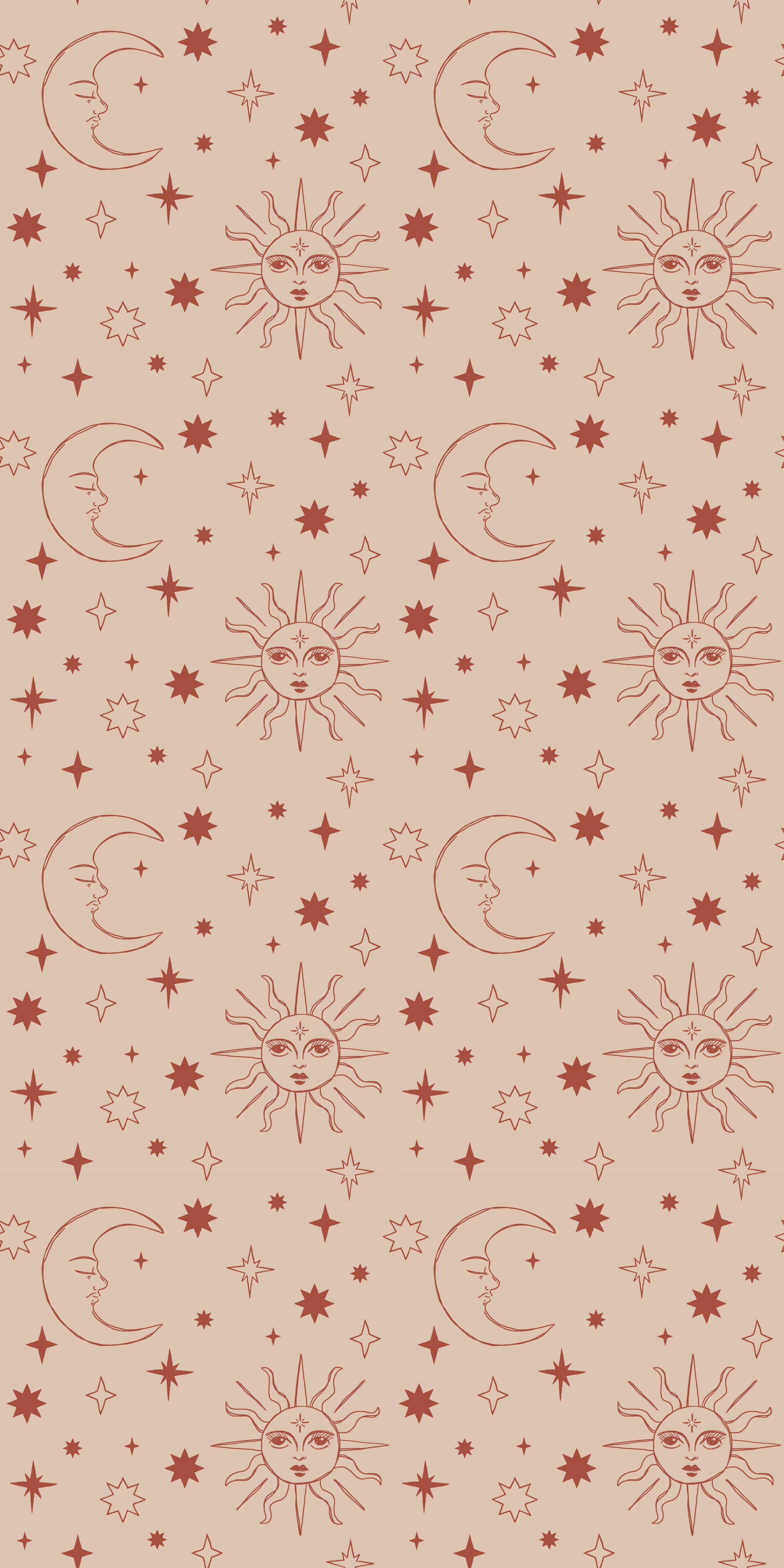 Celestial Skies in Blush color