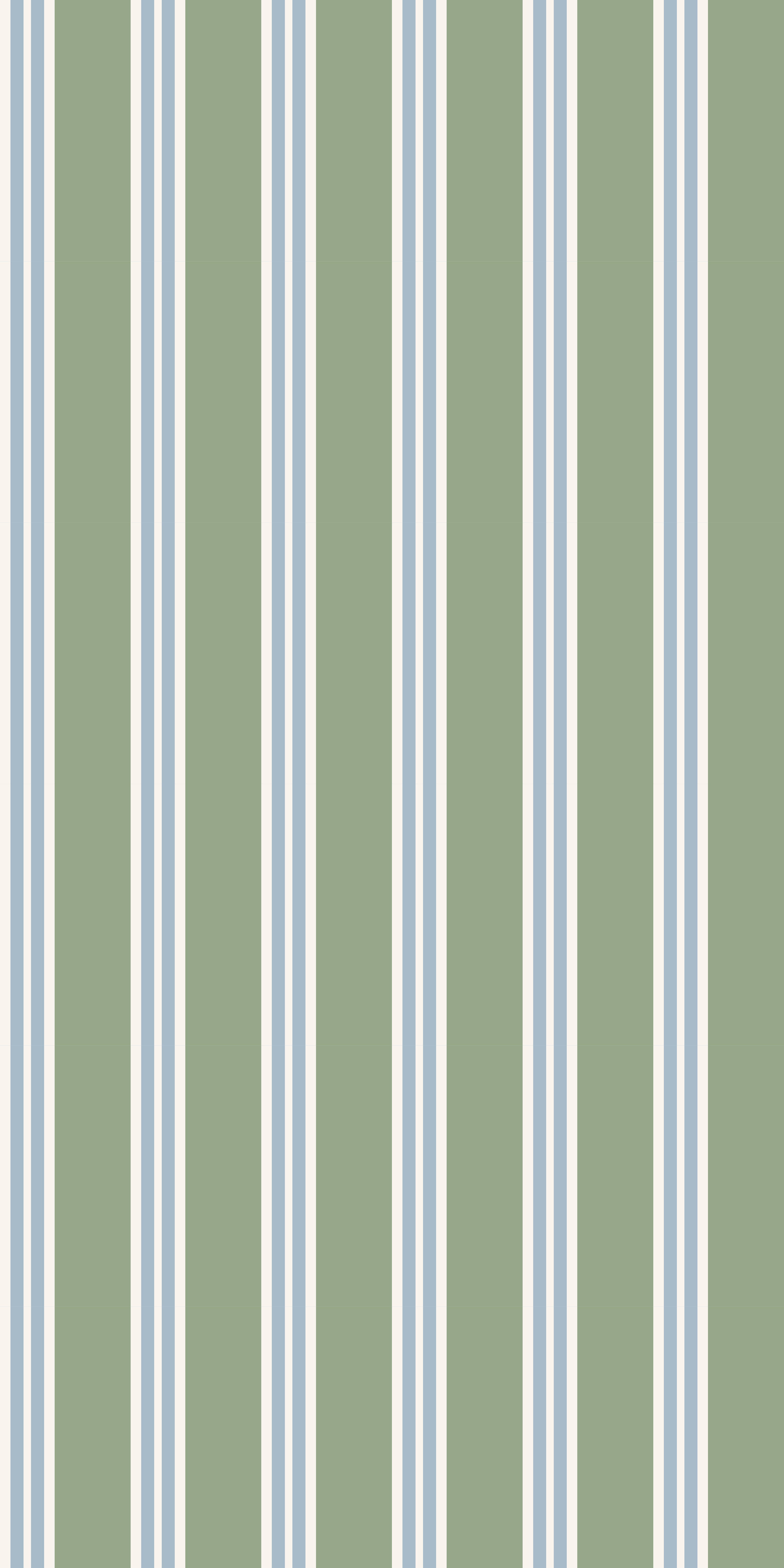 Charlie Stripe in Powder/Leaf color