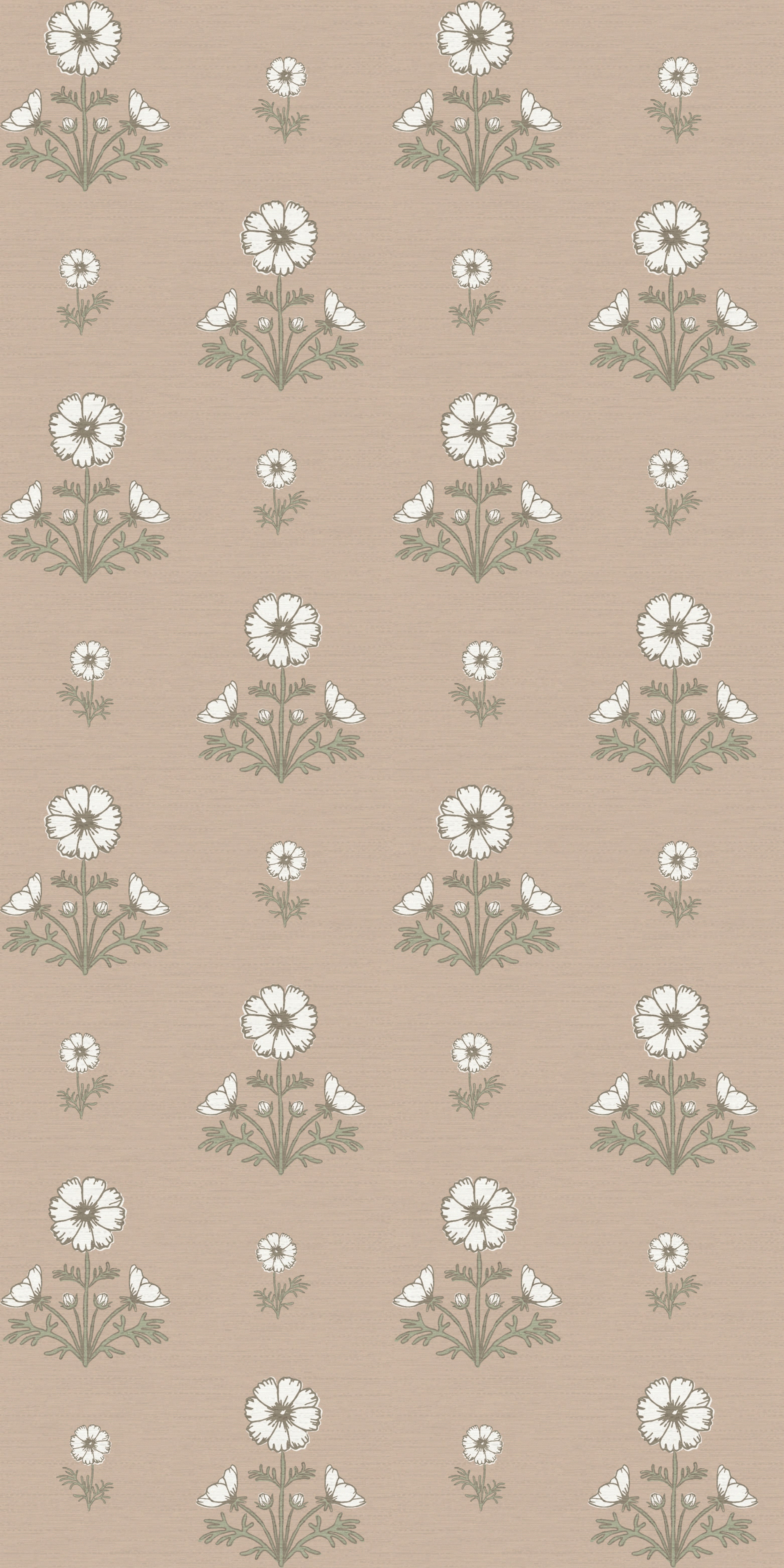 Cosmo Block Print in White/Blush color
