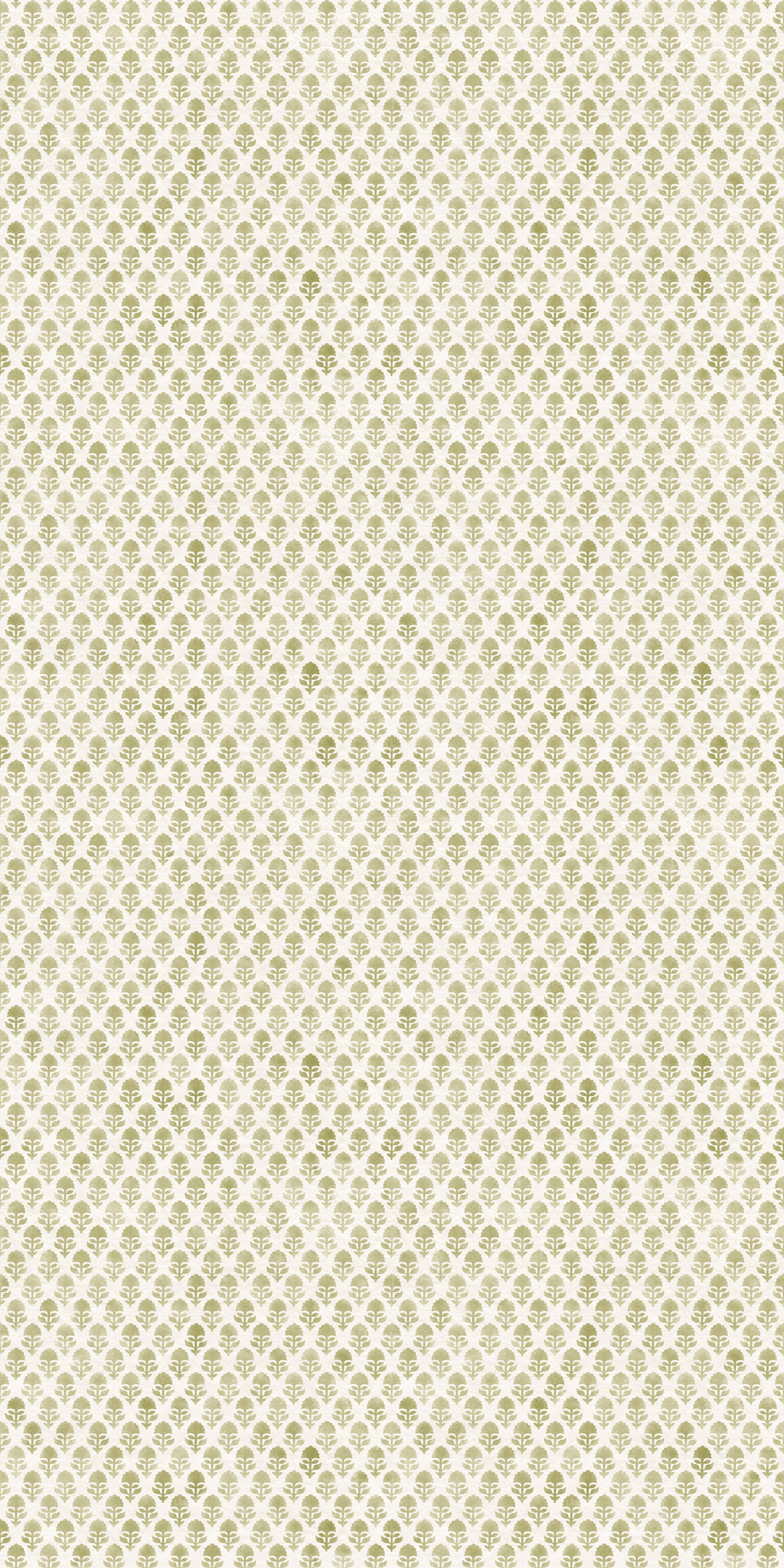 Cottage Floral in Celery color