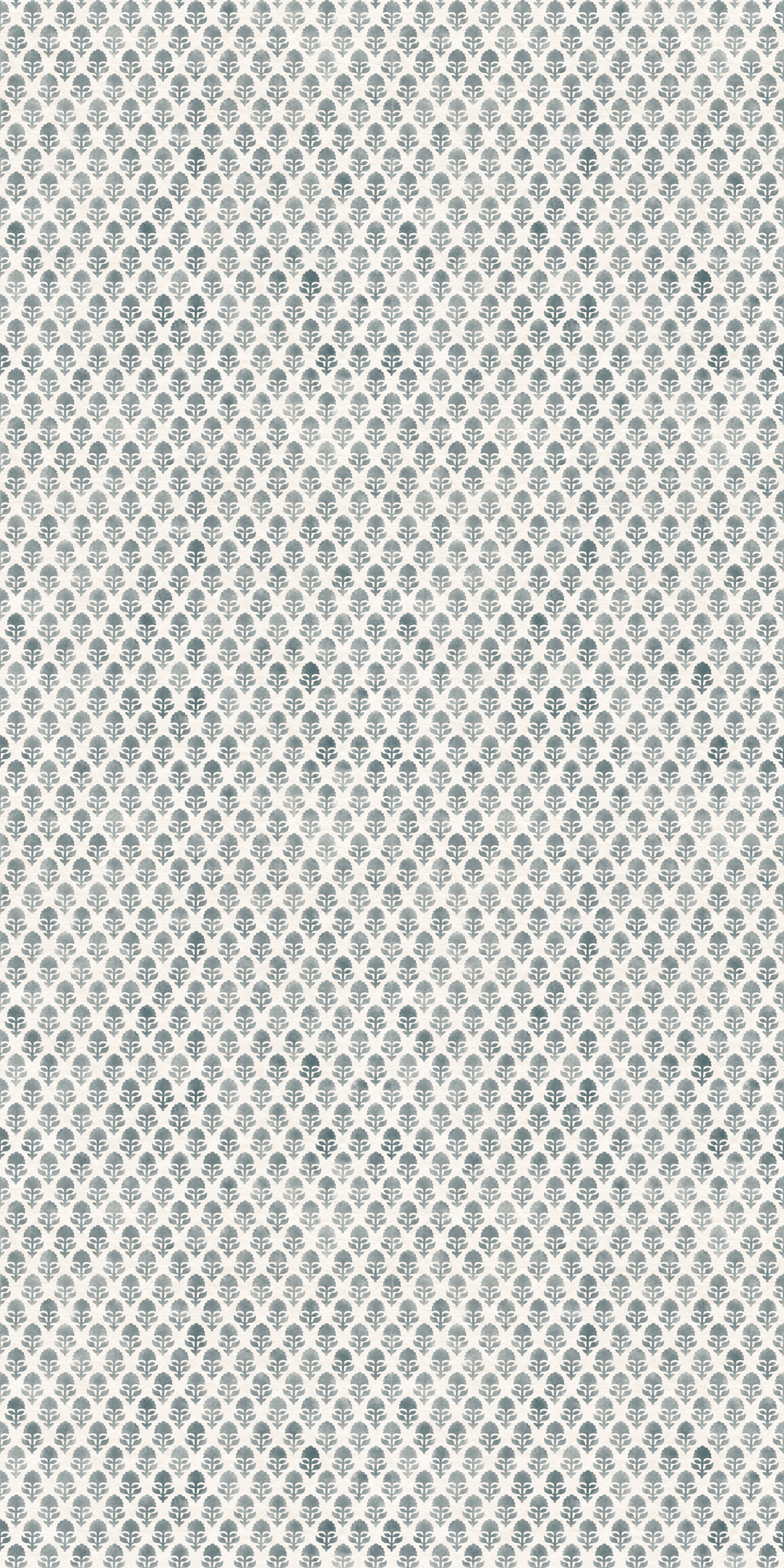 Cottage Floral in Denim color