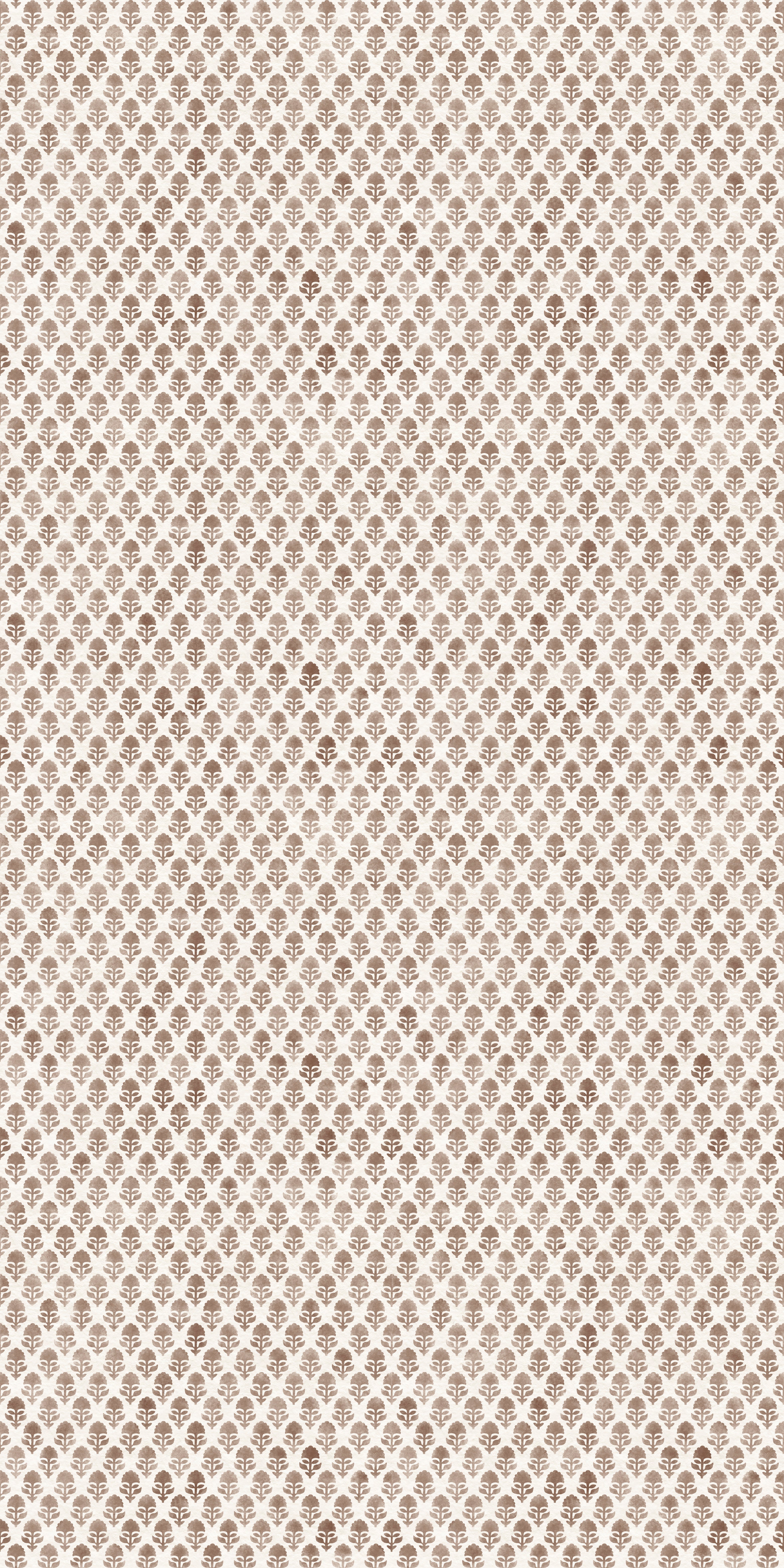 Cottage Floral in Mushroom color