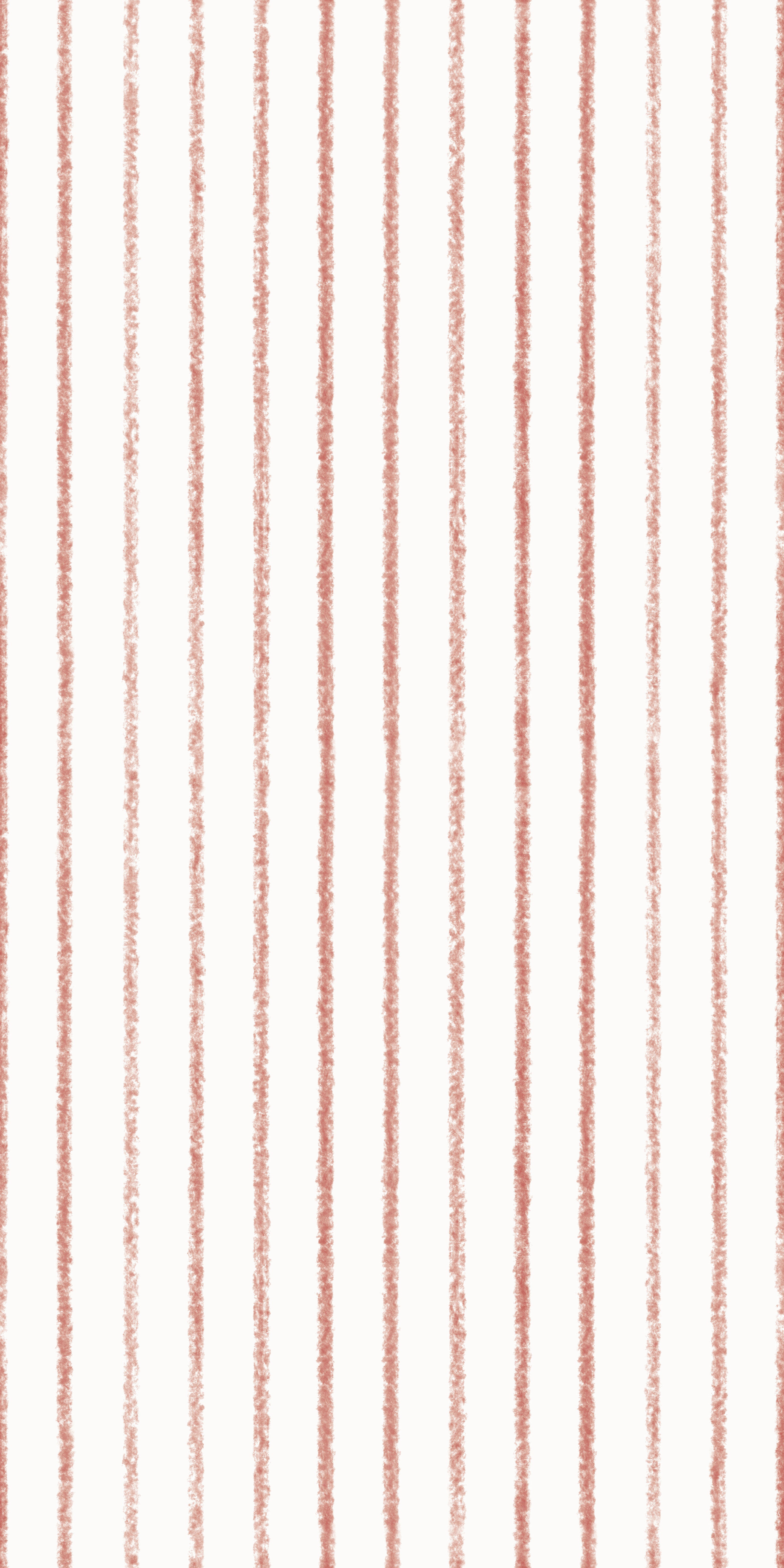 Crayon Stripe in Tomato color