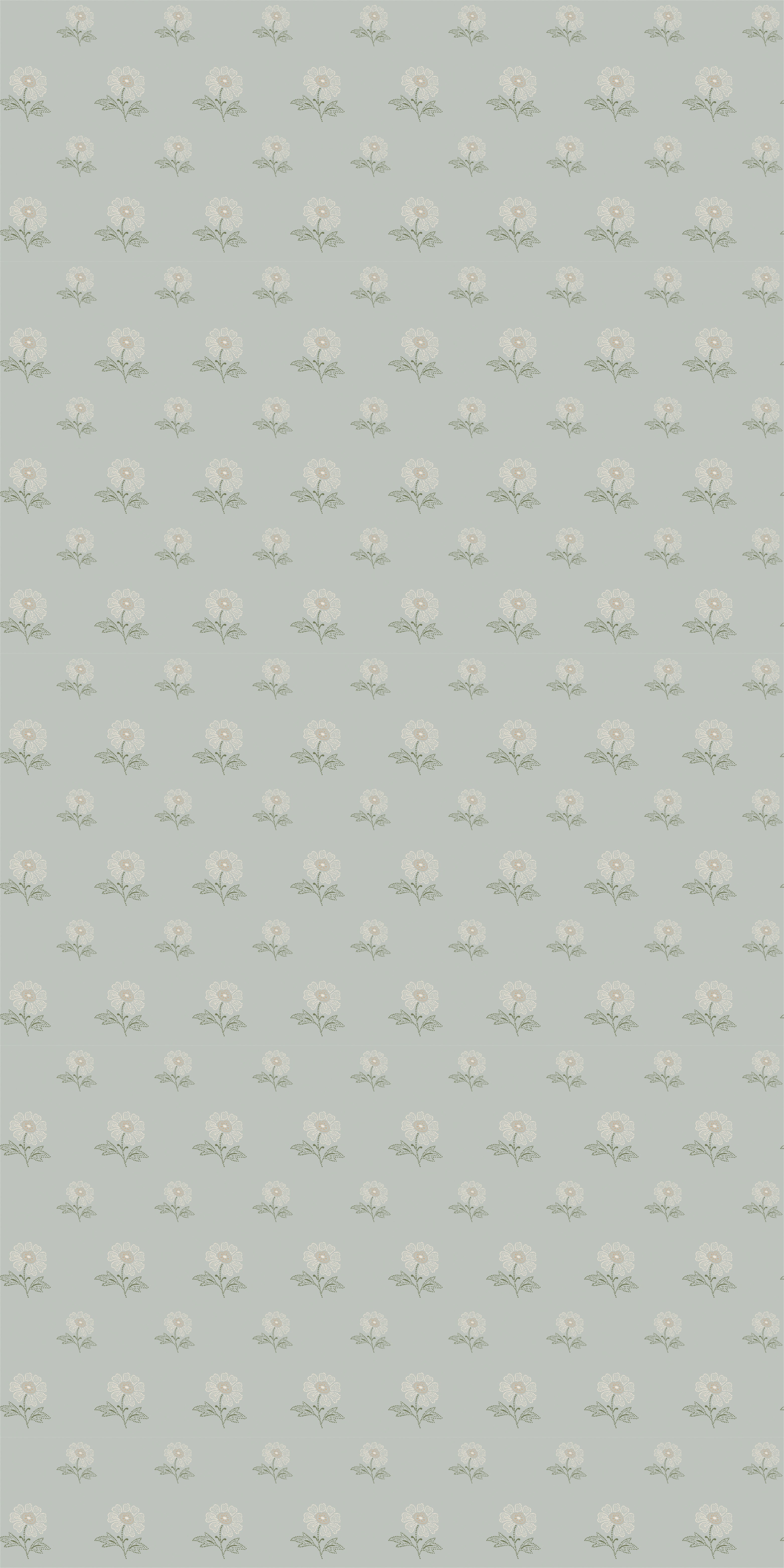 Ditzy Floral in Blue color