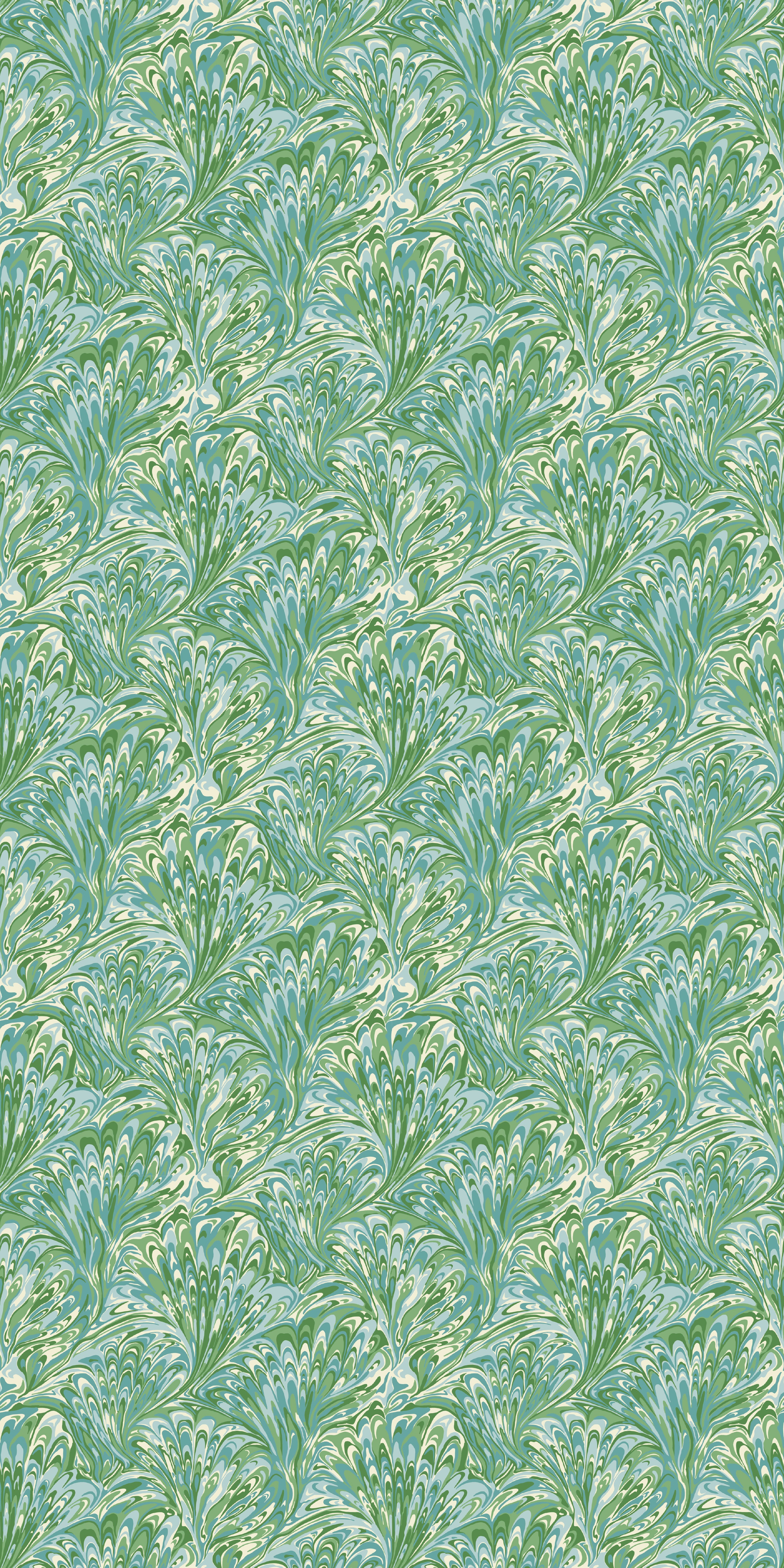 Feathered Marble in Sage Tide color
