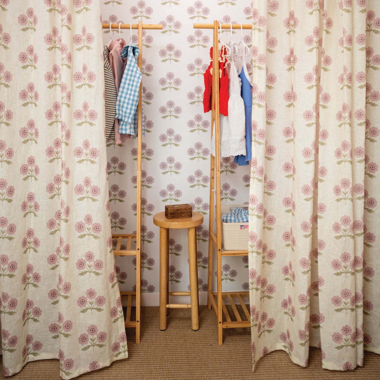 Field Floral Sheer Fabric