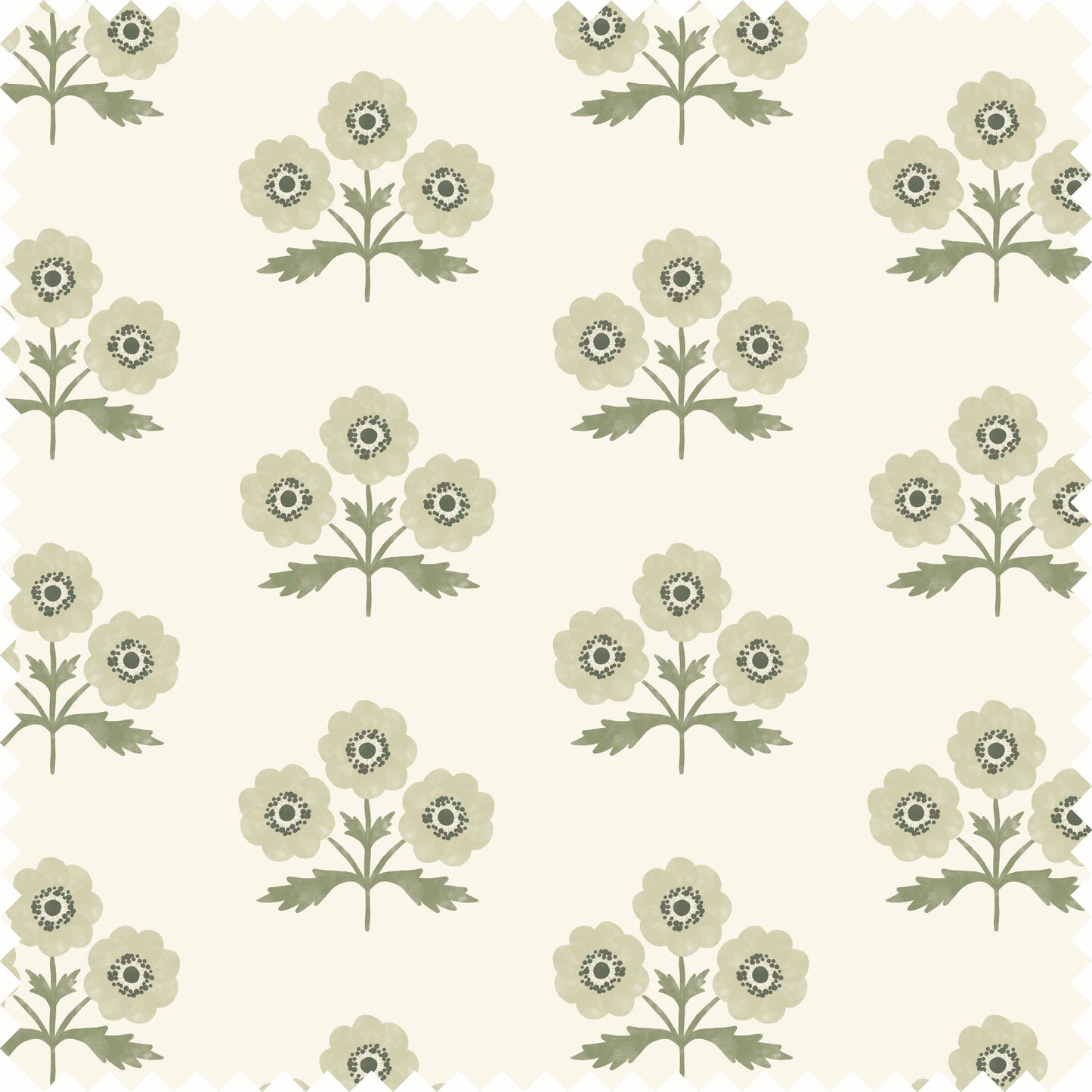 Field Floral Sheer Fabric