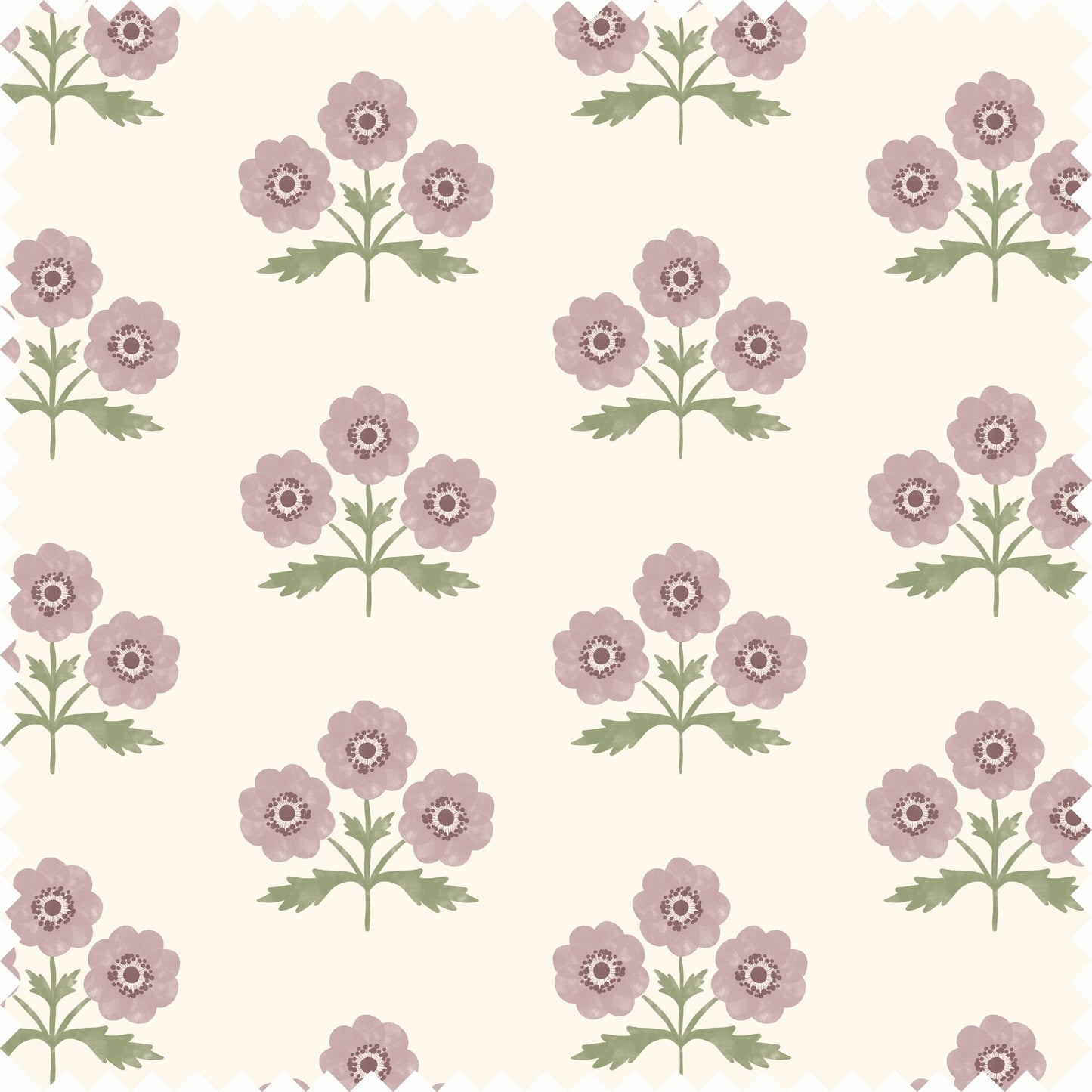 Field Floral Sheer Fabric