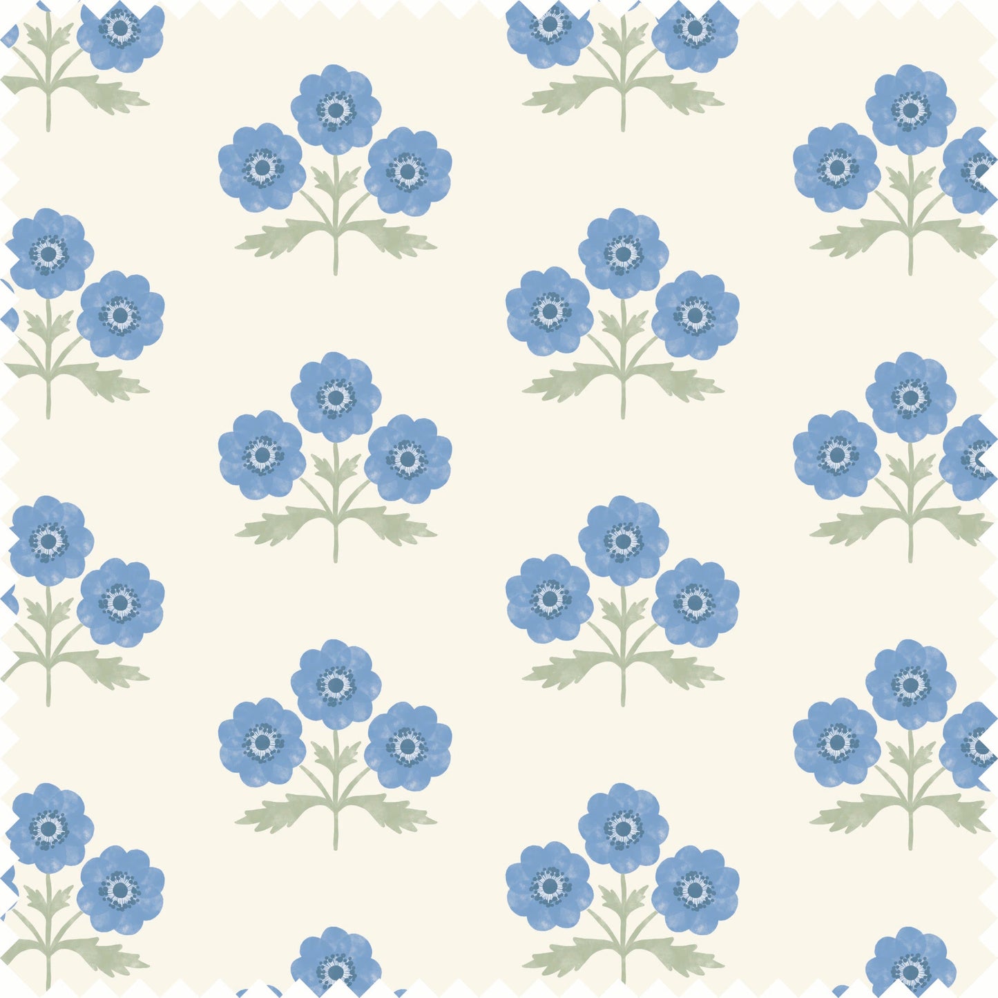 Field Floral Sheer Fabric