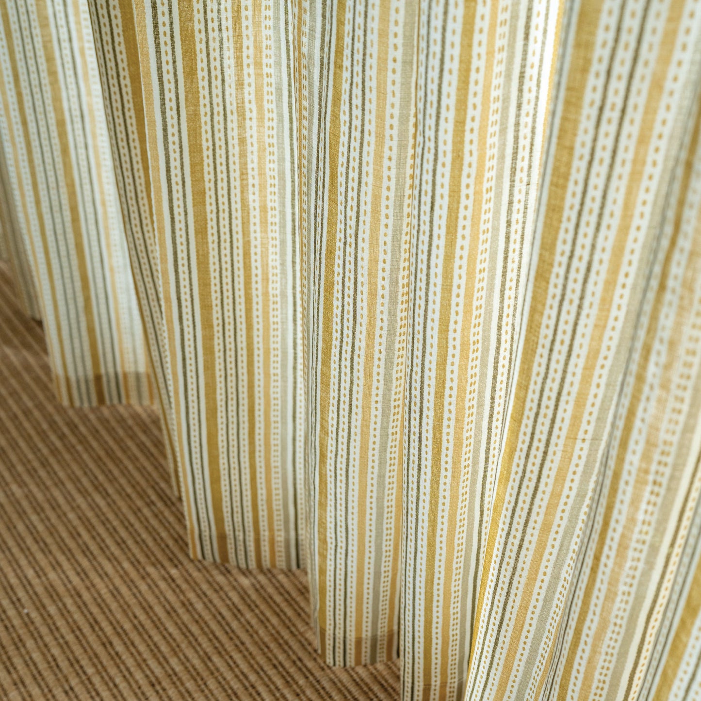 Harbor Stripe Sheer Fabric