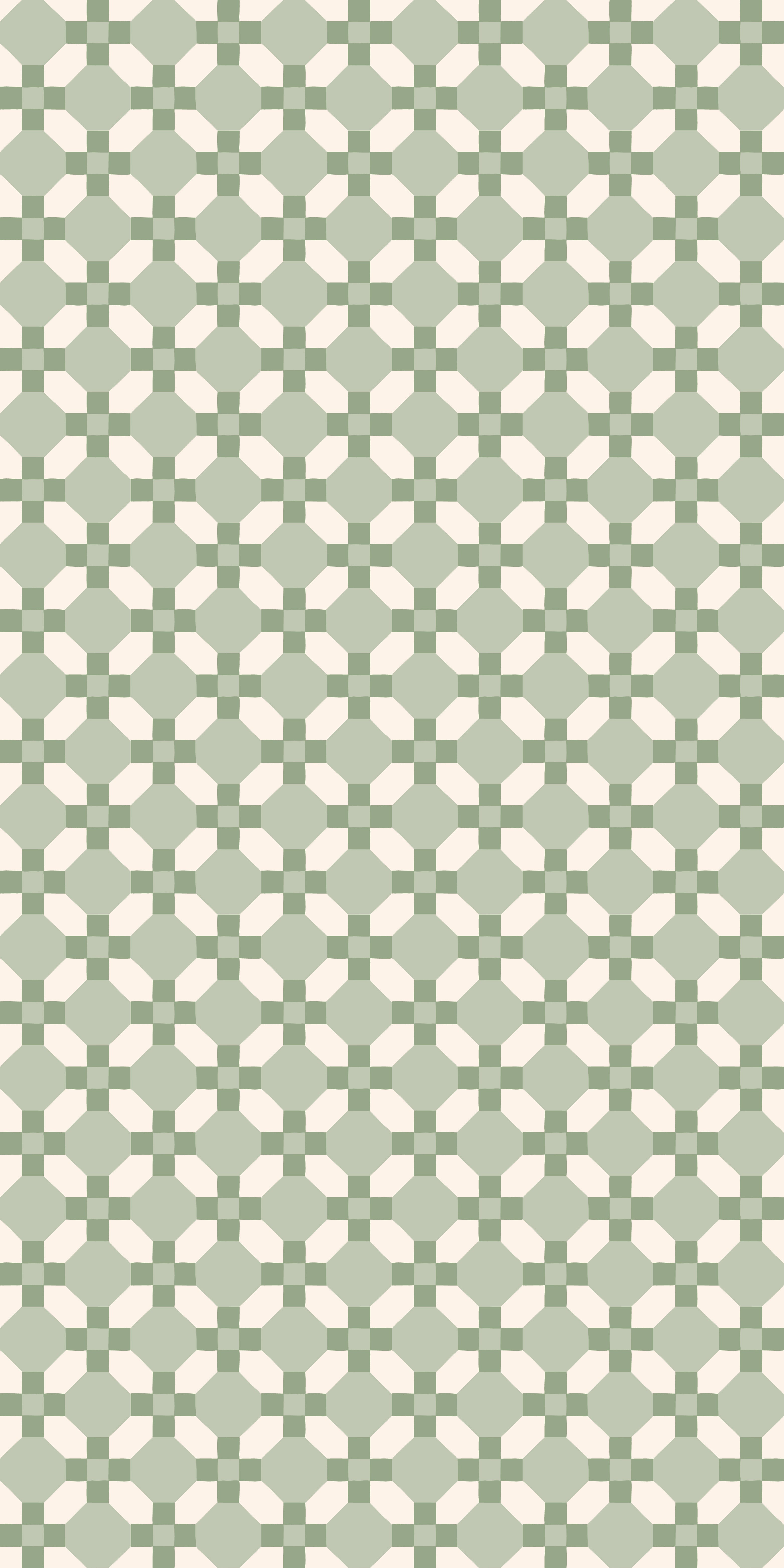 Honeycomb Tuile in Sage color