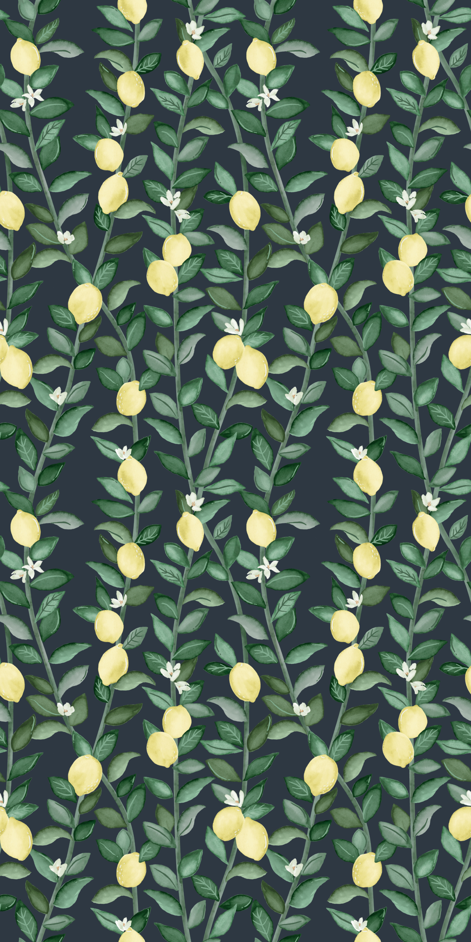 Lemons in Nighttime color