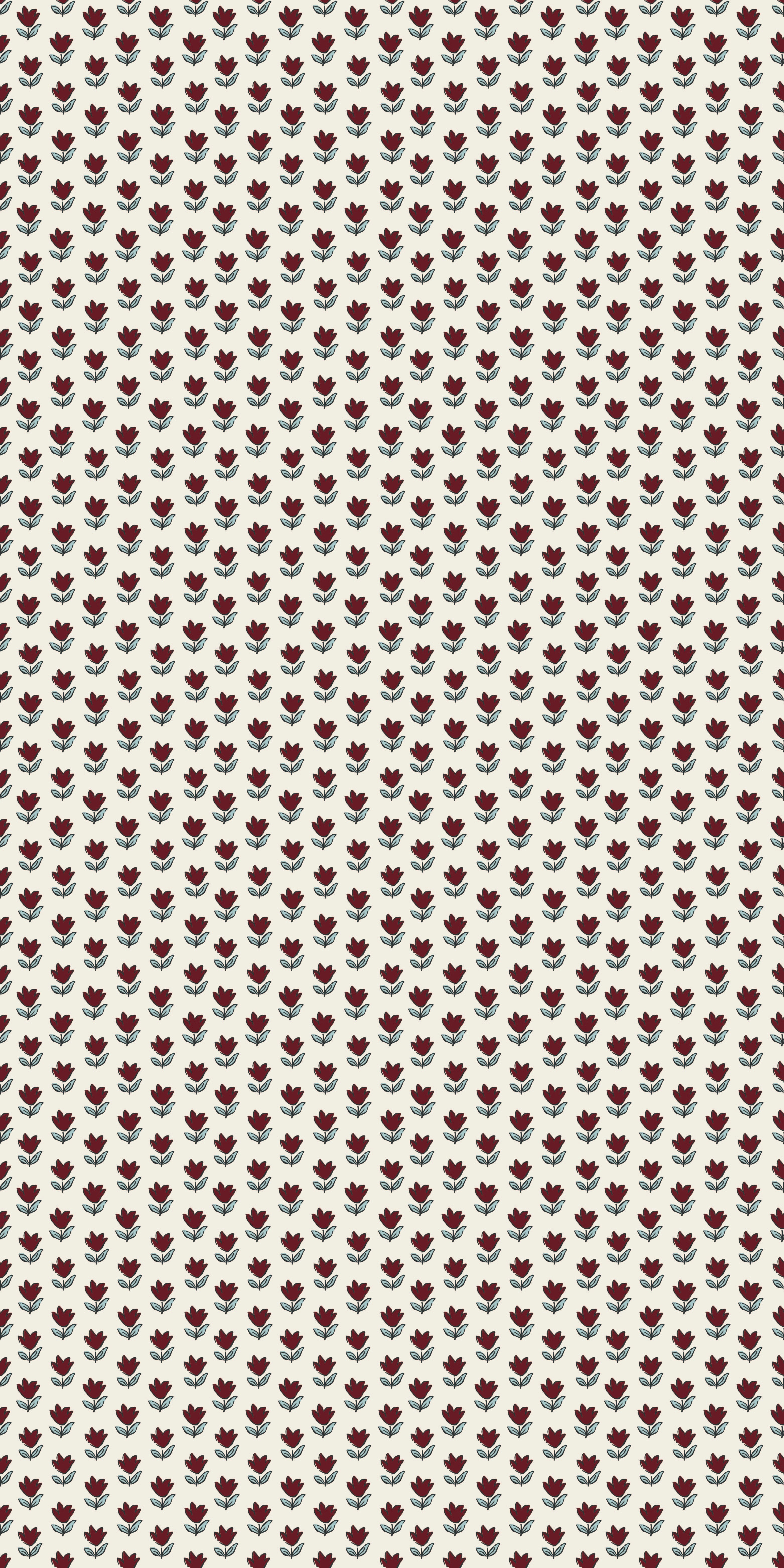 Little Bloom in Burgundy color