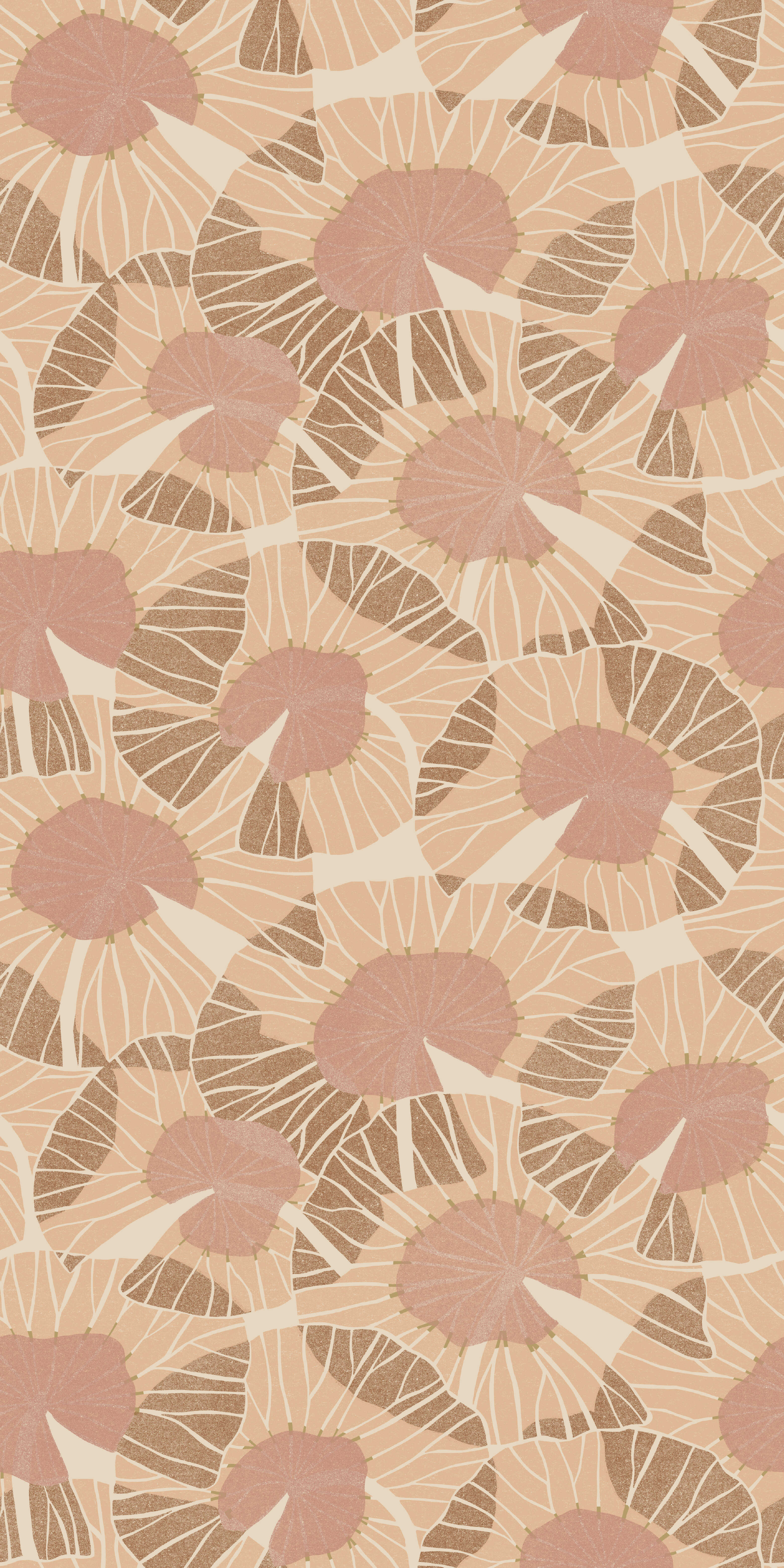 Lilypad in Terracotta color