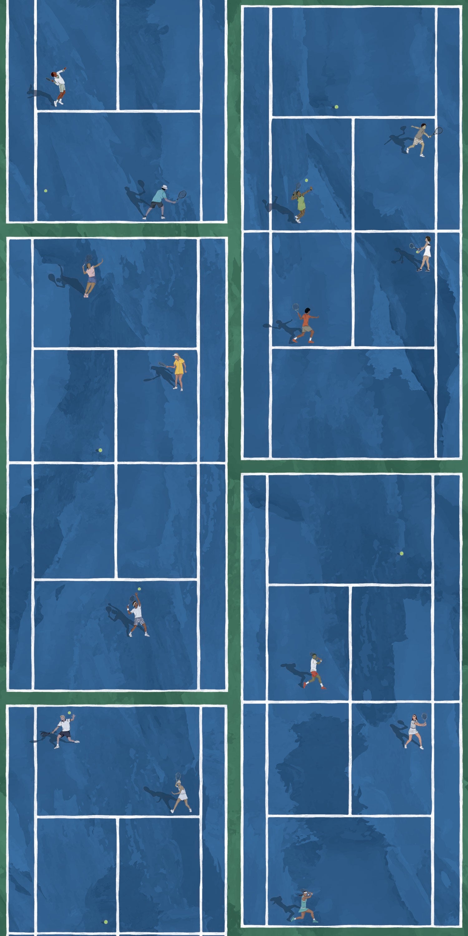 Match Point in True Blue color