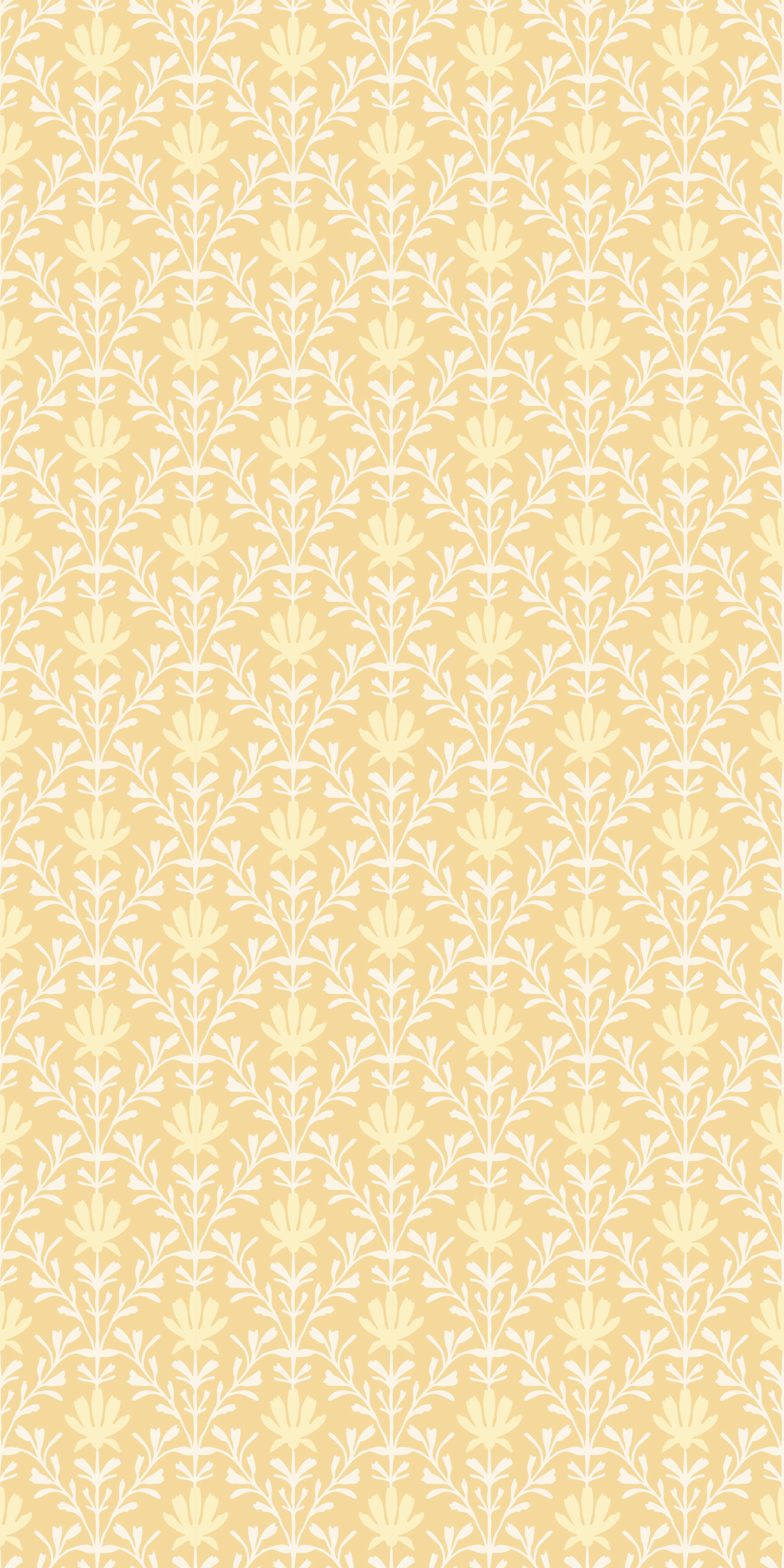 Mist Floral in Lemon Bloom color