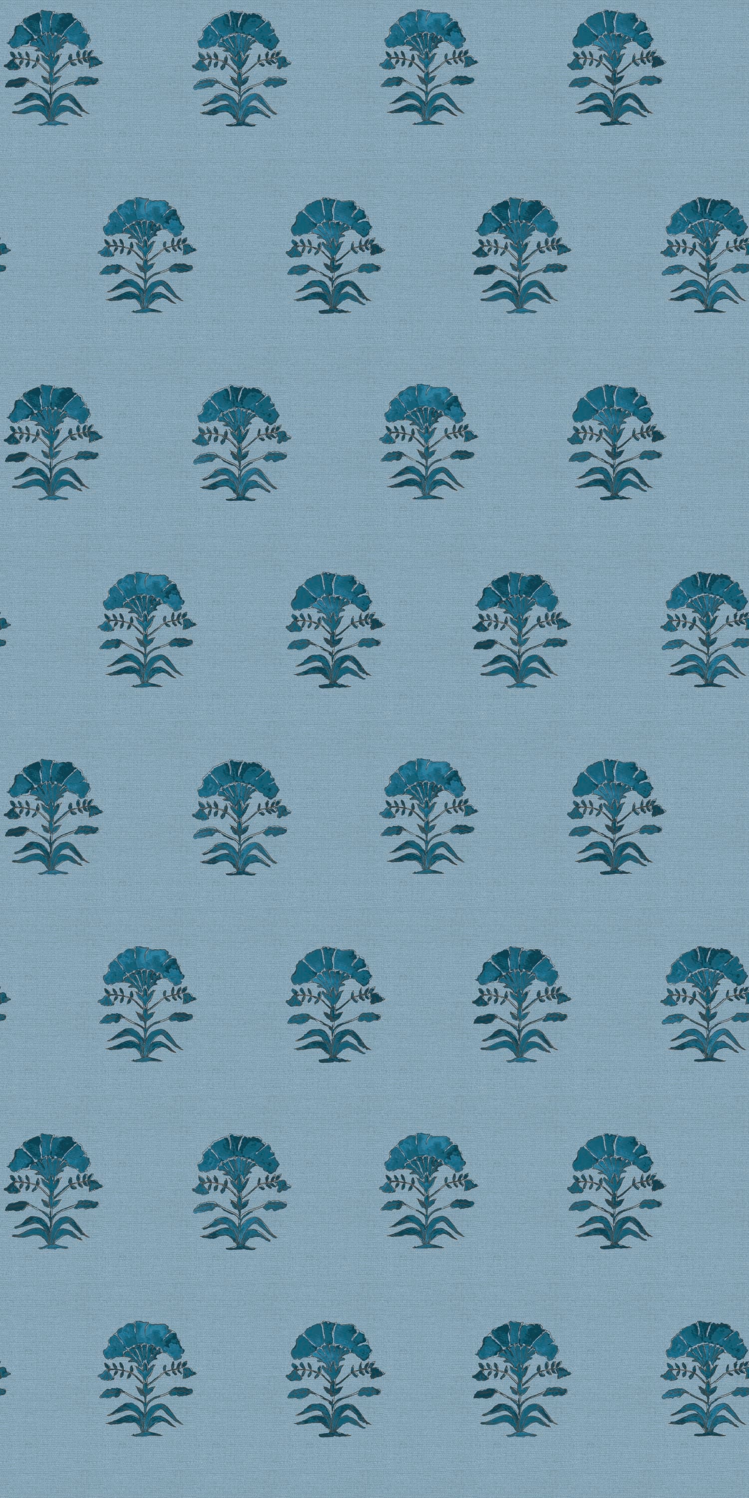 Nargis Block Print in Denim/Indigo color
