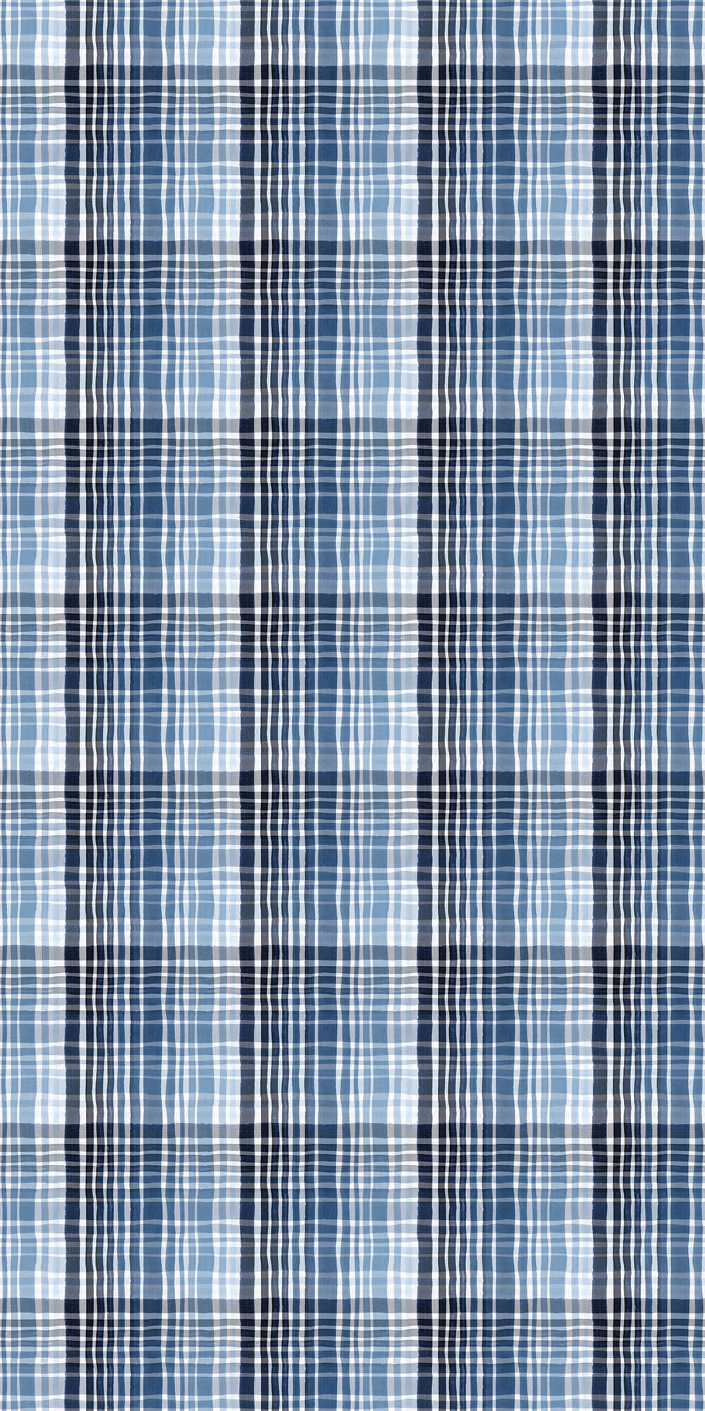 Ombre Plaid in Blue color