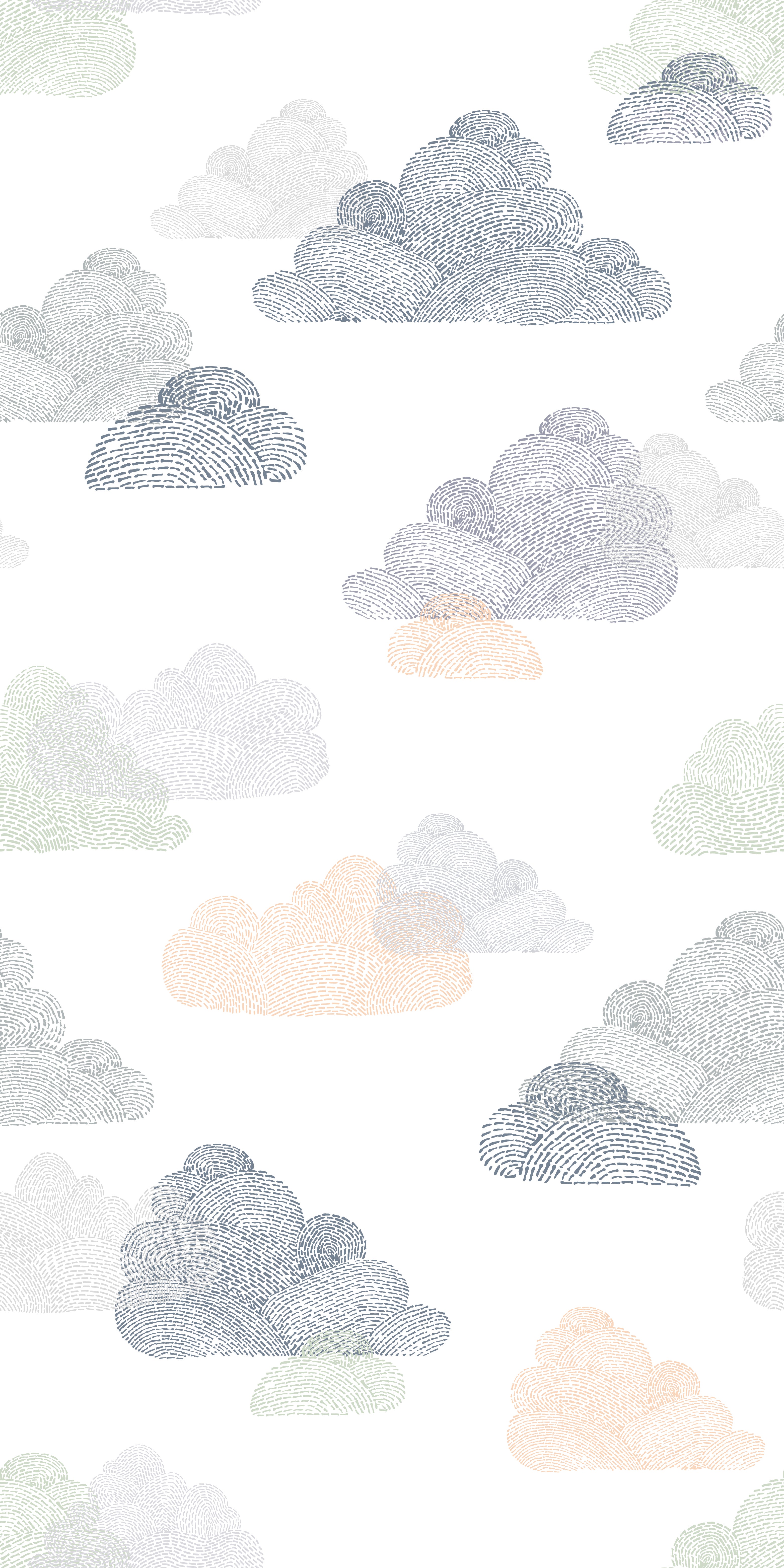 Overcast Stitch in White/Grey Blue color