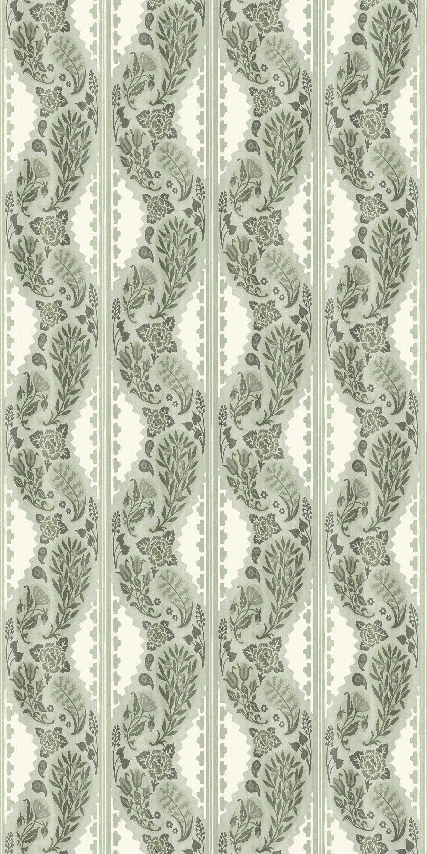 Paisley Block Stripe